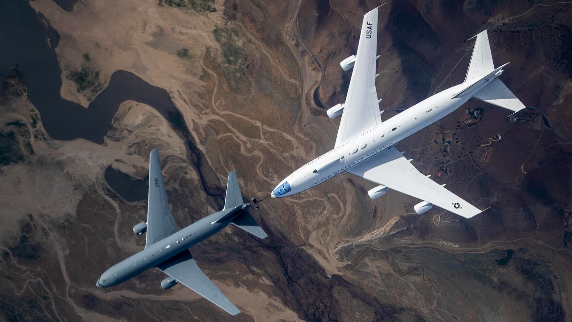 KC-46 Extender, E-4B Doomsday Plane, 1920x1080 Full HD Desktop