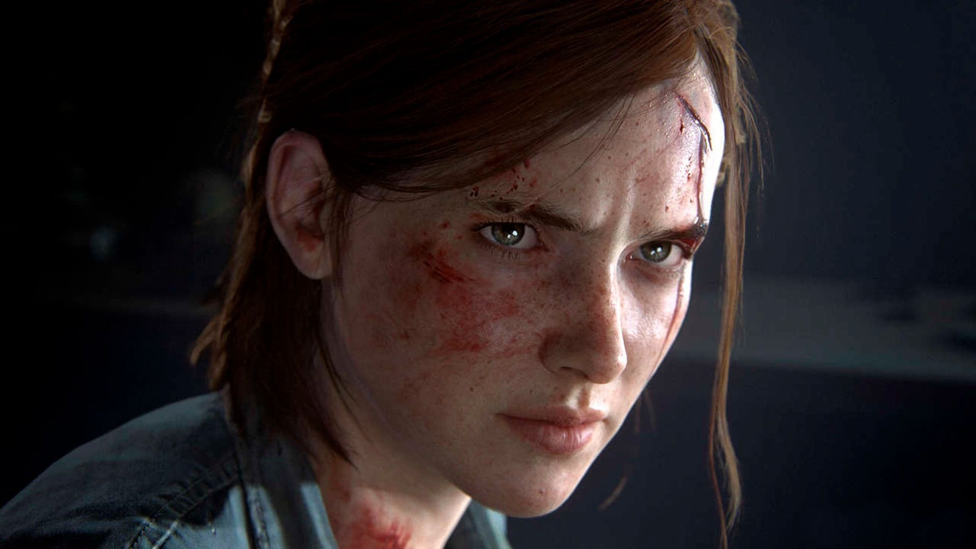 Ellie Williams, The Last of Us Part II, blood splattered face, Full HD Desktop wallpaper