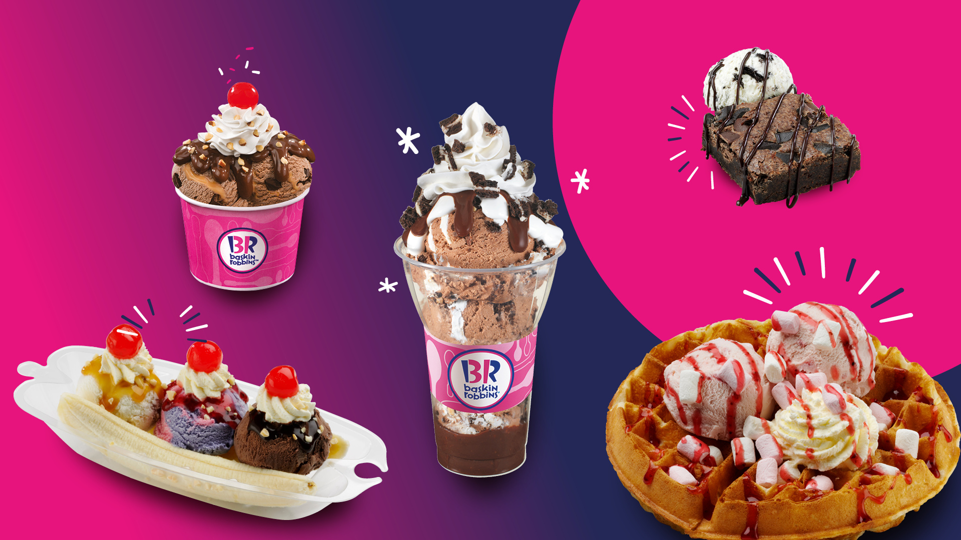 Baskin Robbins menus, Ice cream menus, Menu options, Dessert menus, 1920x1080 Full HD Desktop