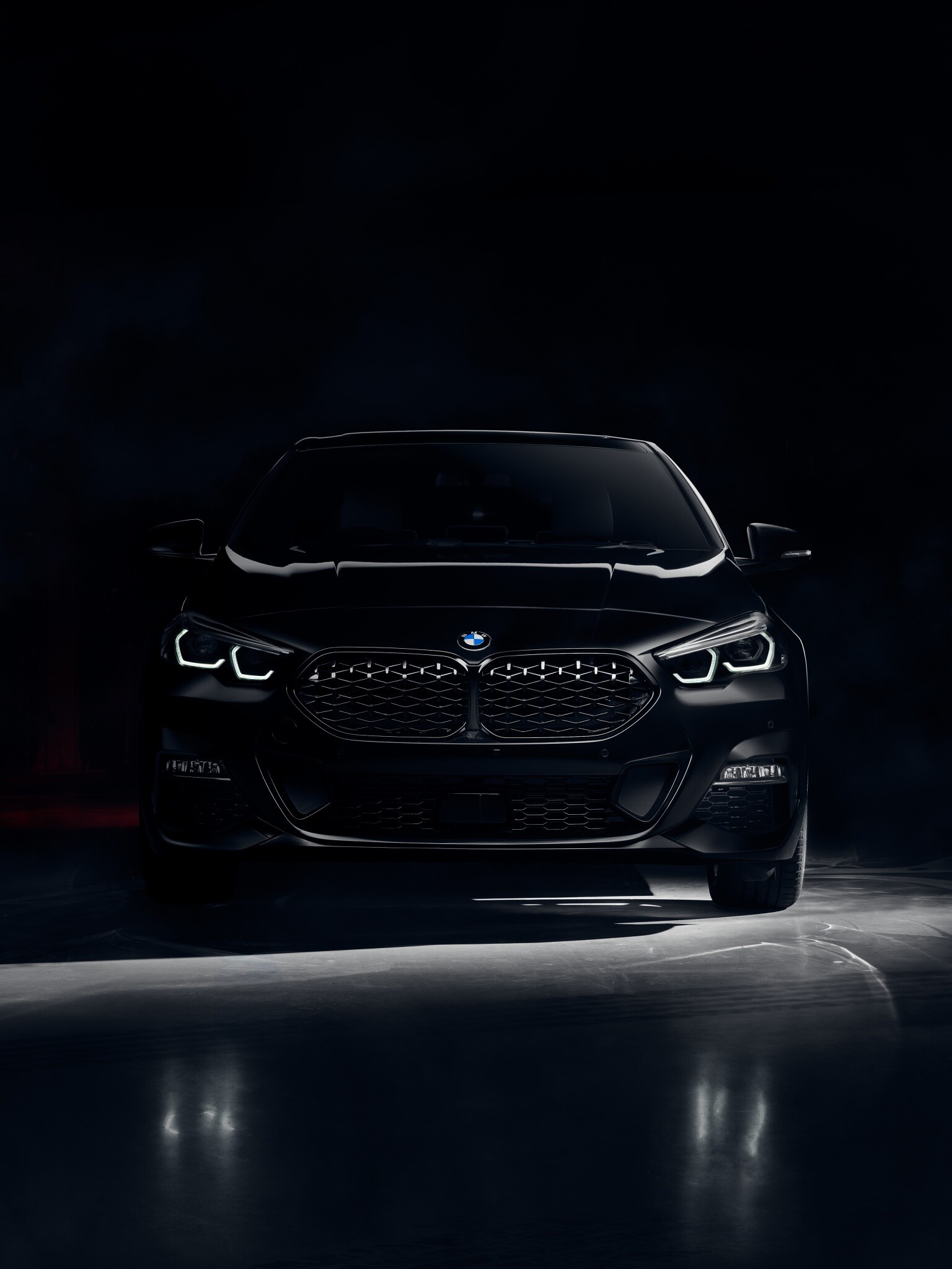 BMW 2 Series, Auto black edition, Gran Coup, Dark background, 1540x2050 HD Phone