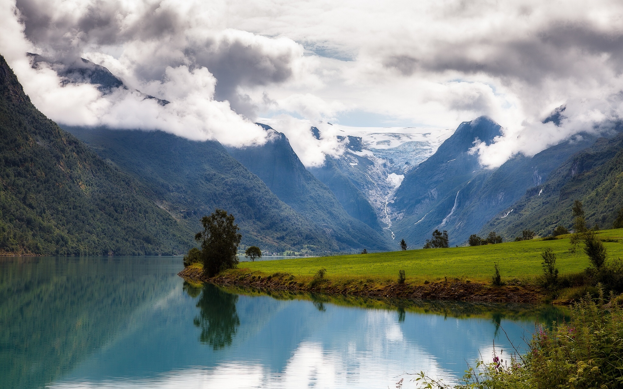 Nordfjorden, Norwegian Fjords Wallpaper, 2050x1280 HD Desktop