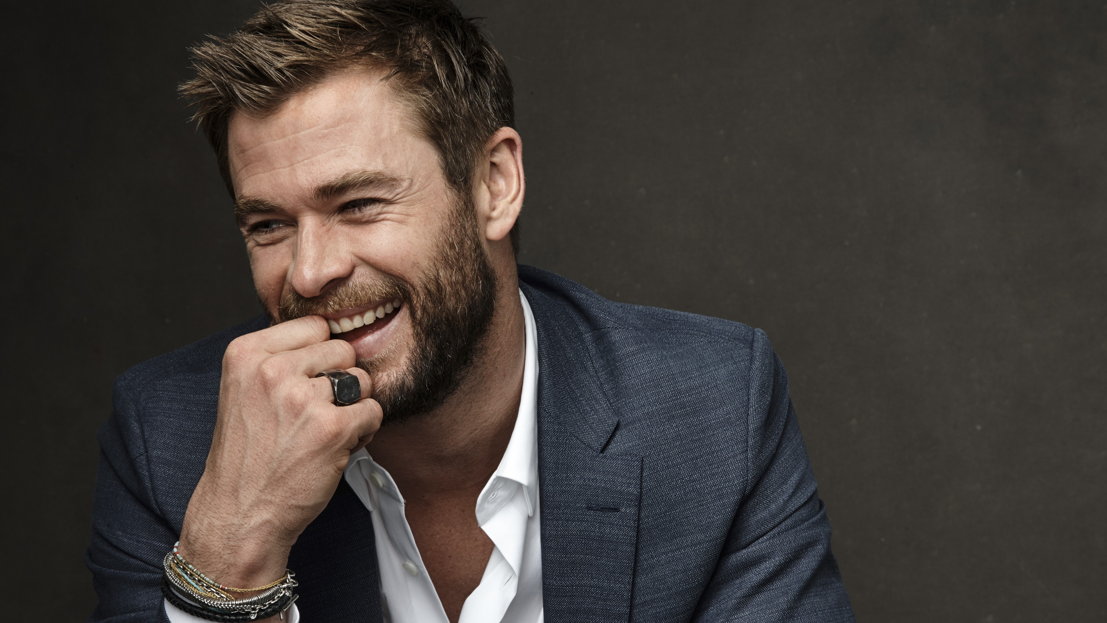 Chris Hemsworth, Celebrity wallpaper, Photo 5K, Celebrities, 3840x2160 4K Desktop