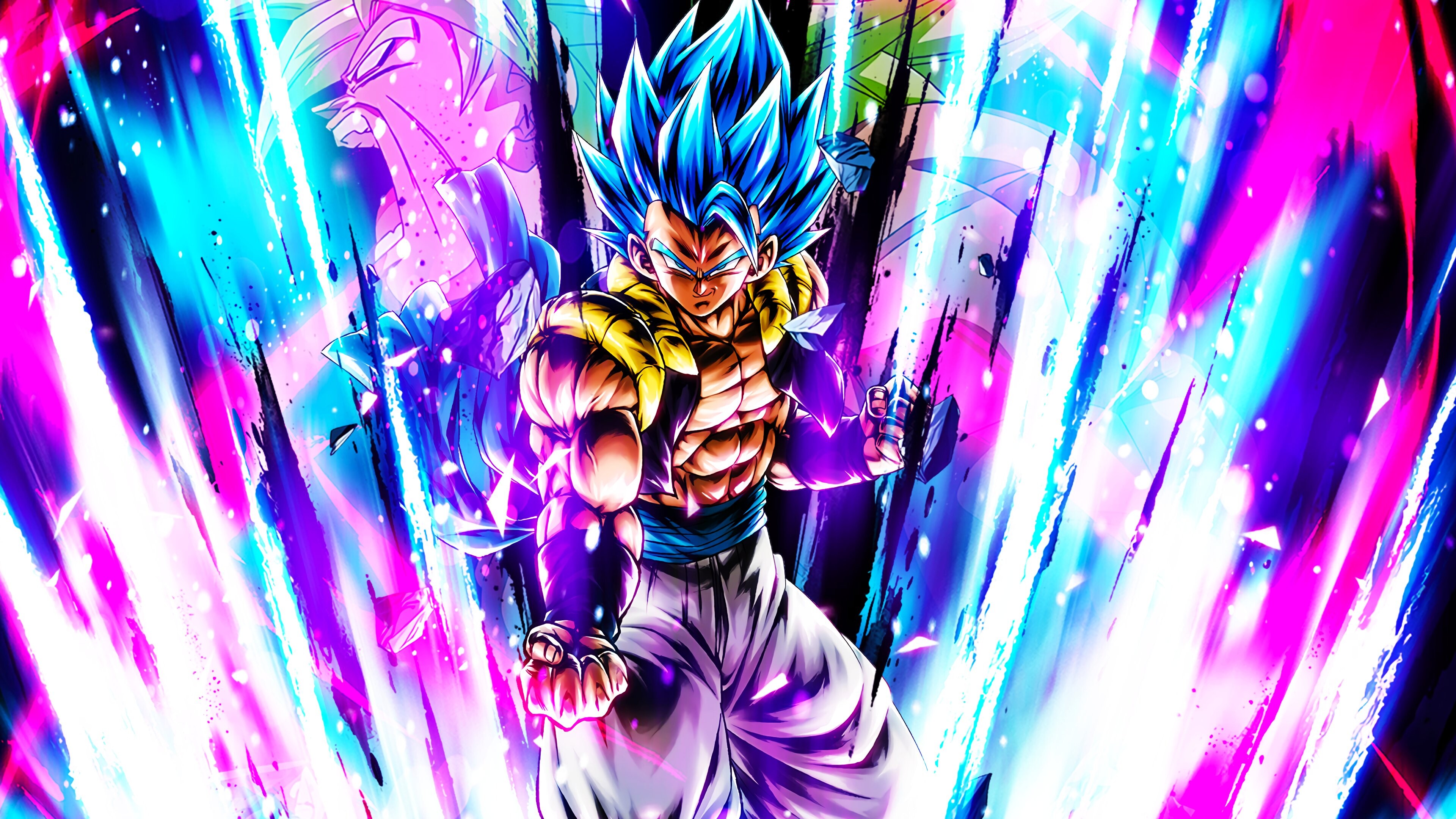 Anime character, Popular wallpapers, Gogeta fanart, Backgrounds, 3840x2160 4K Desktop