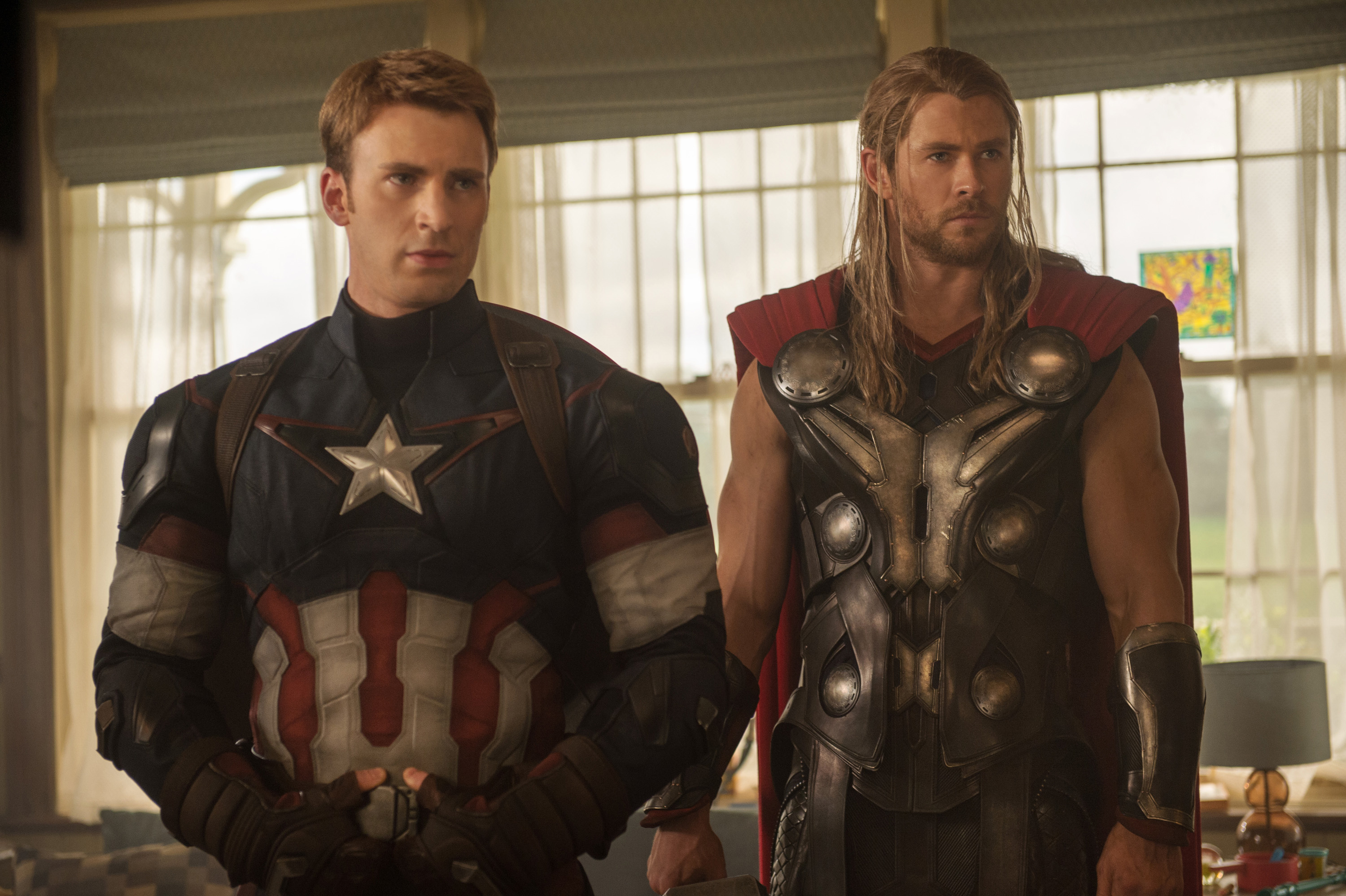 Captain America and Thor, Avengers: Age of Ultron Wallpaper, 3000x2000 HD Desktop