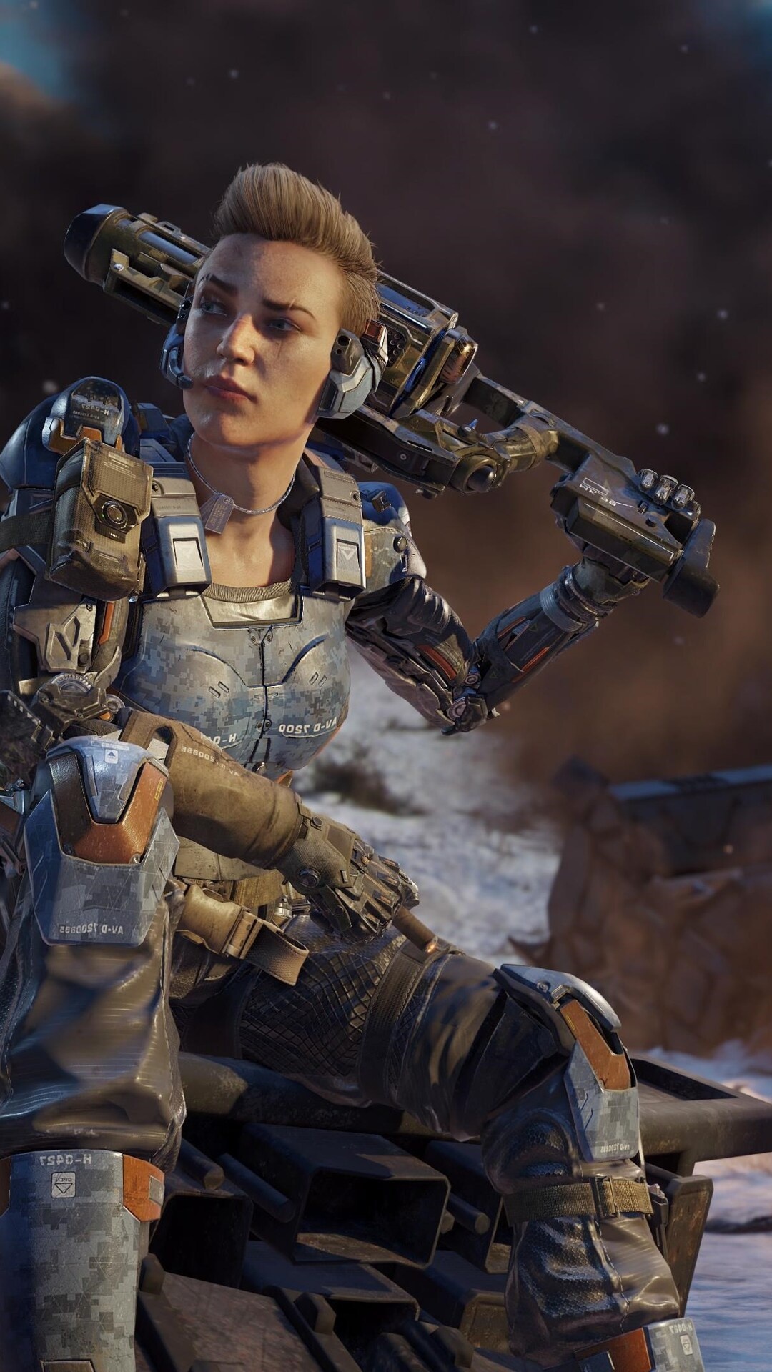 Specialist Battery, War Machine grenade launcher, Call of Duty: Black Ops III, Full HD Phone wallpaper
