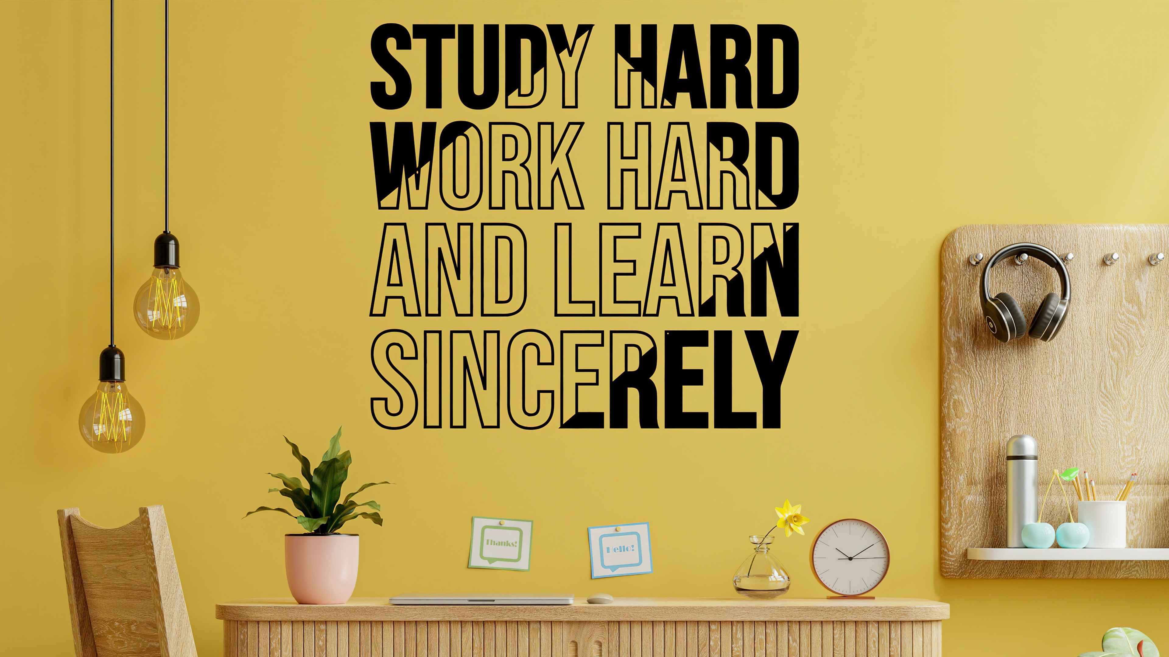 study hard, educational motivation, persistence, dedication, success, 3840x2160 4K Desktop