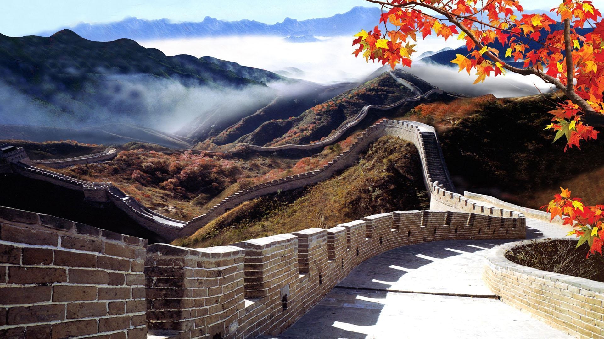 Great Wall of China, Wall of history, Cultural treasure, Architectural marvel, 1920x1080 Full HD Desktop