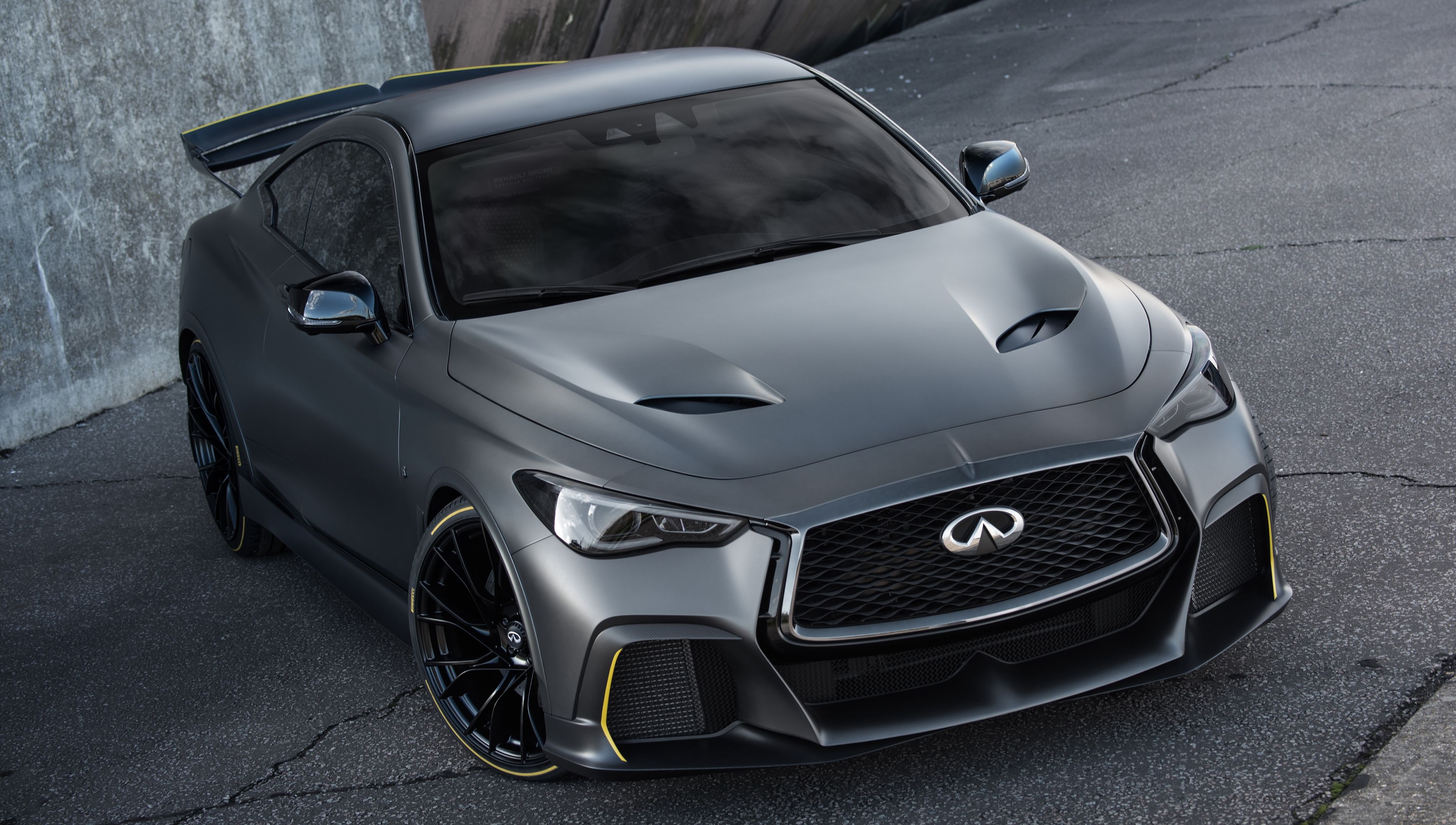 Infiniti Q60, Project Black S, V6 Hybrid, 3810x2160 HD Desktop