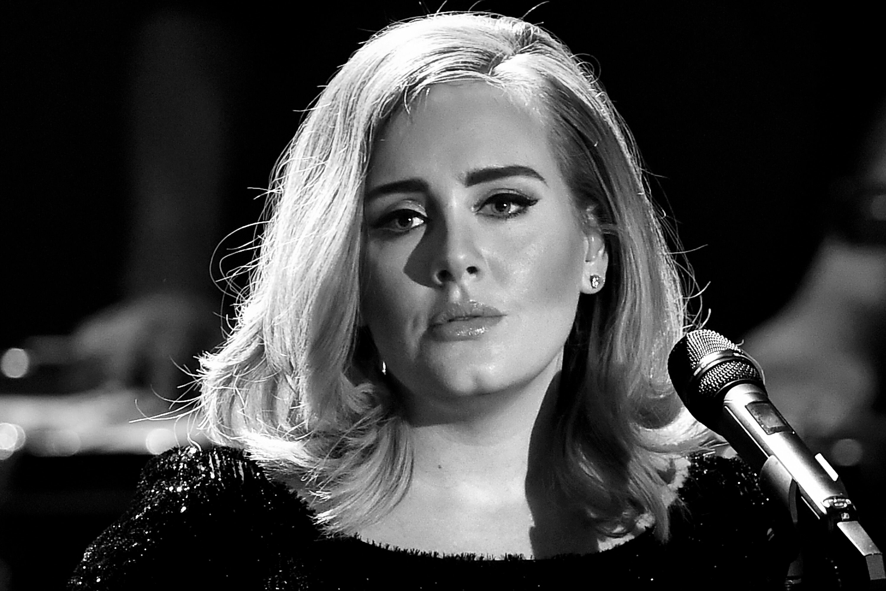 Adele, Black and white wallpapers, Timeless appeal, Striking contrast, 3000x2000 HD Desktop