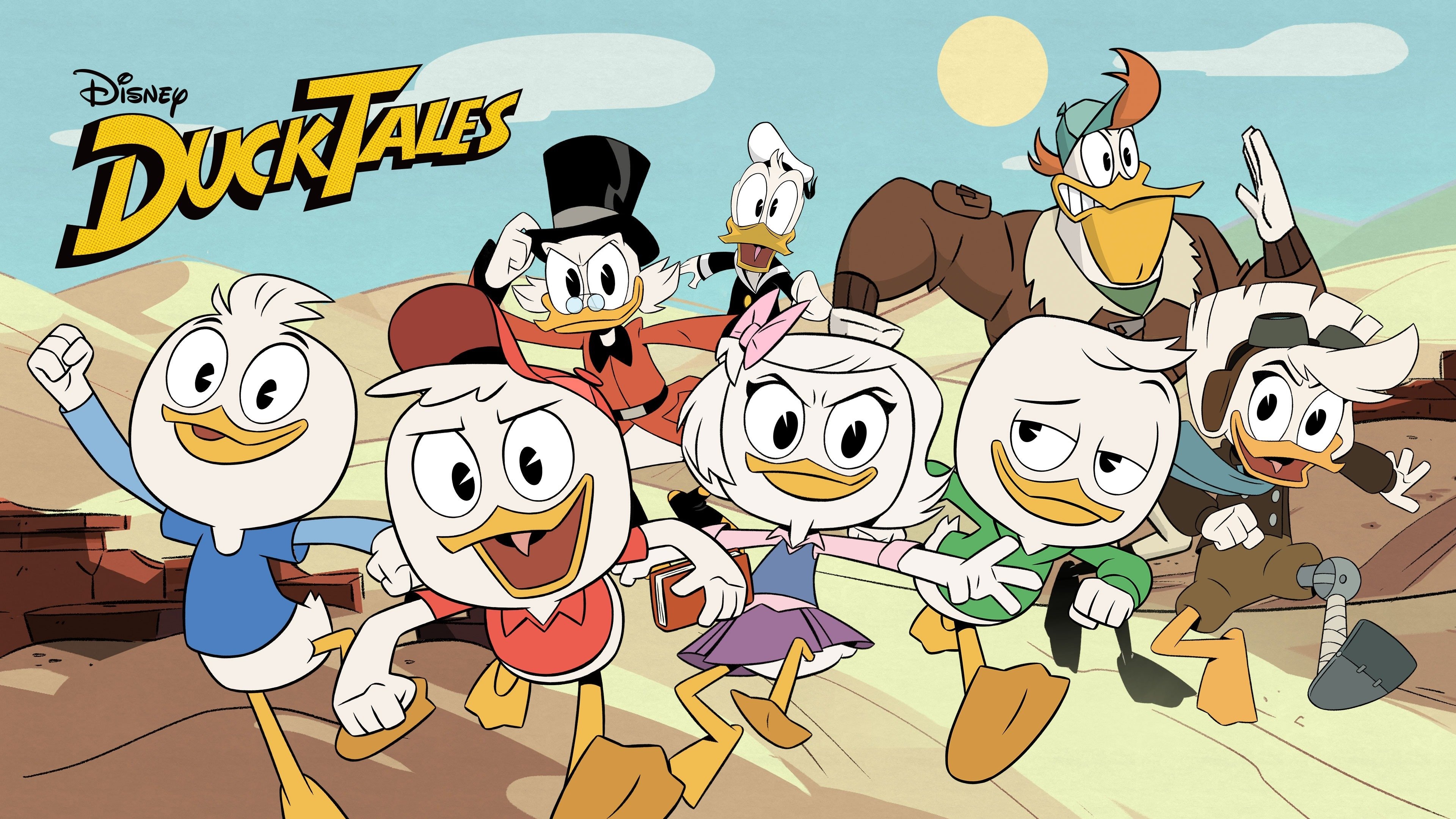 Launchpad McQuack, Ducktales 2017, TV series online, Plex streaming, 3840x2160 4K Desktop