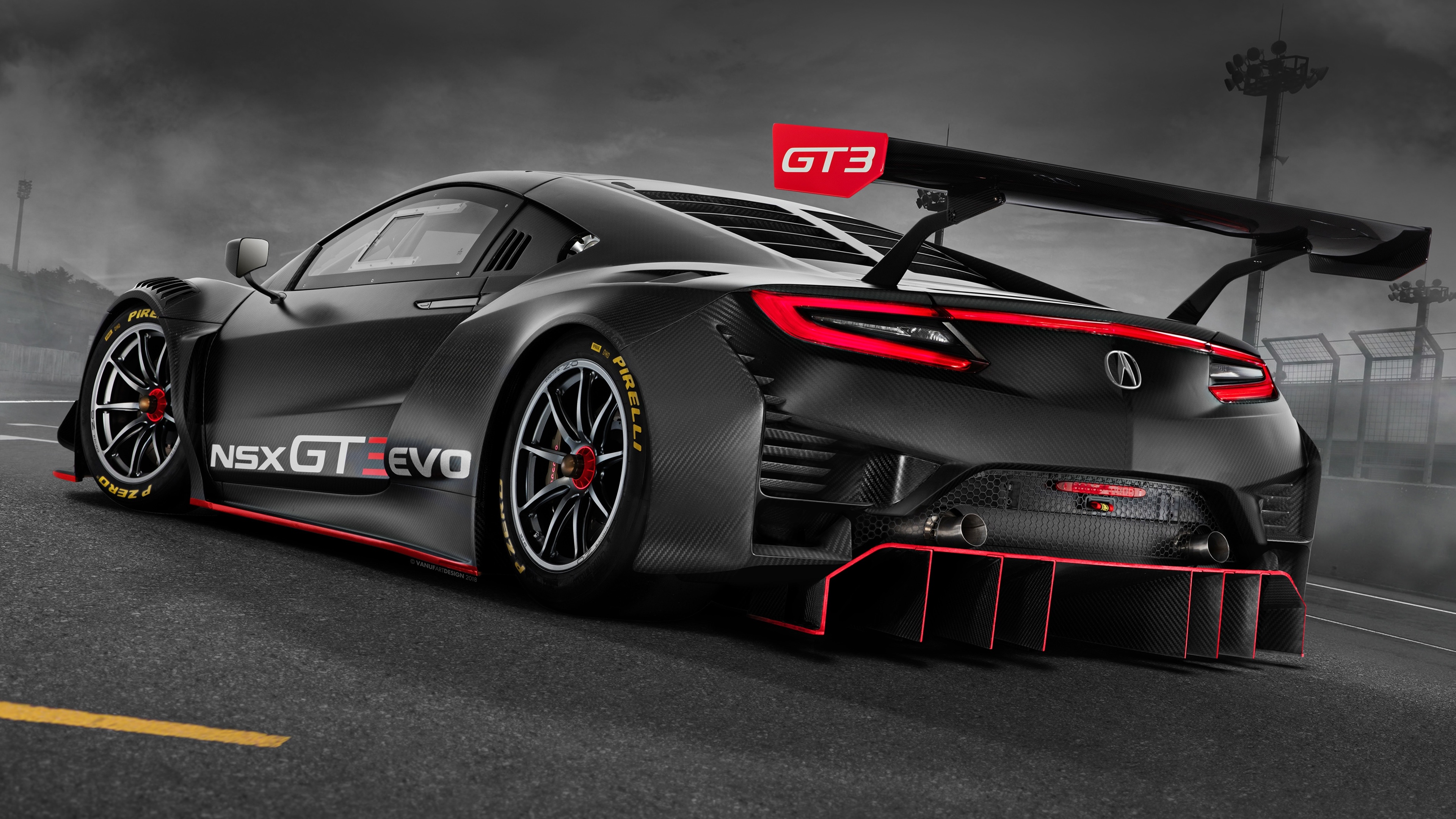 GT3 Evo Edition, Acura NSX Wallpaper, 3840x2160 4K Desktop