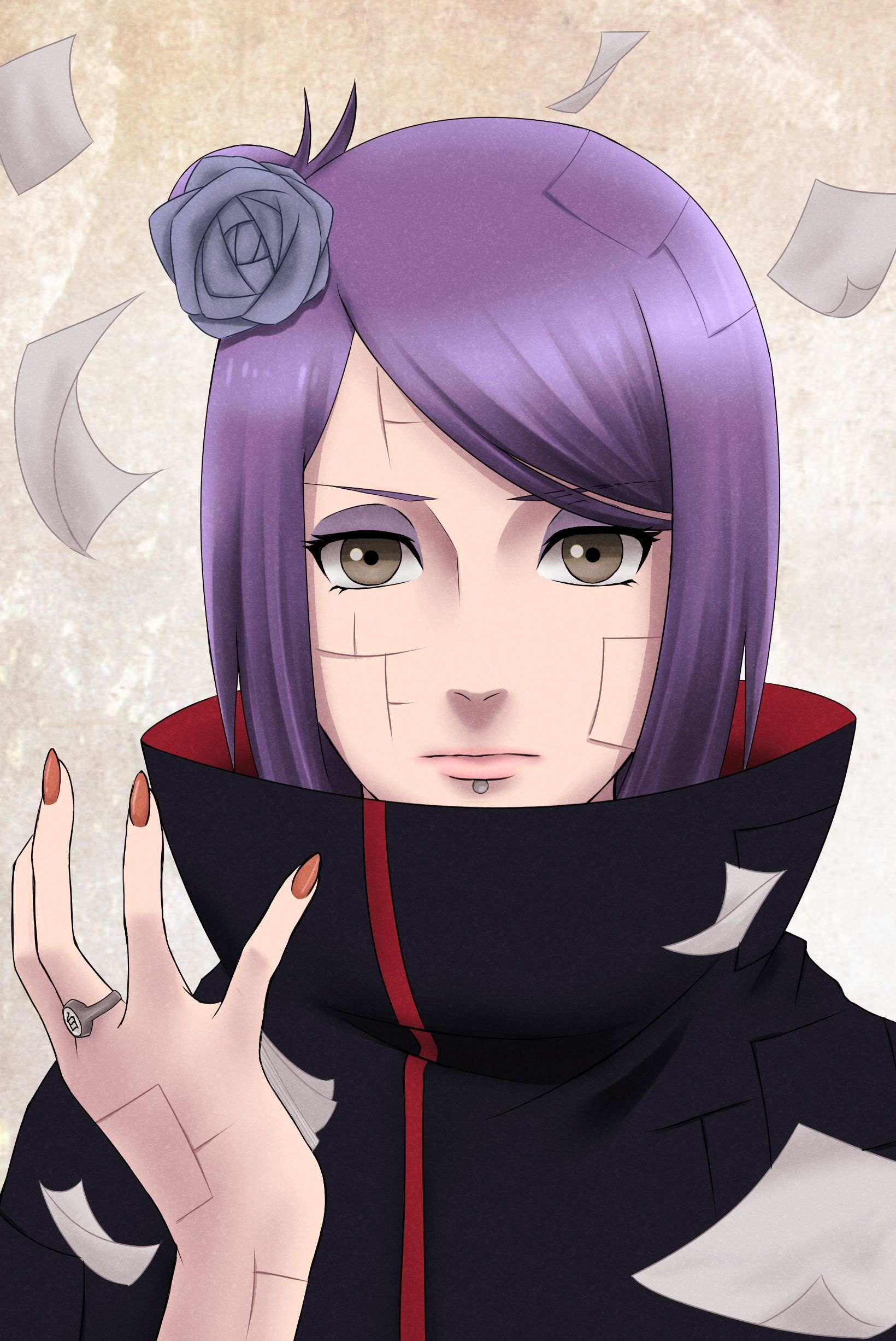 Captivating konan akatsuki, Striking wallpapers, Eye-catching, Anime, 1640x2460 HD Phone