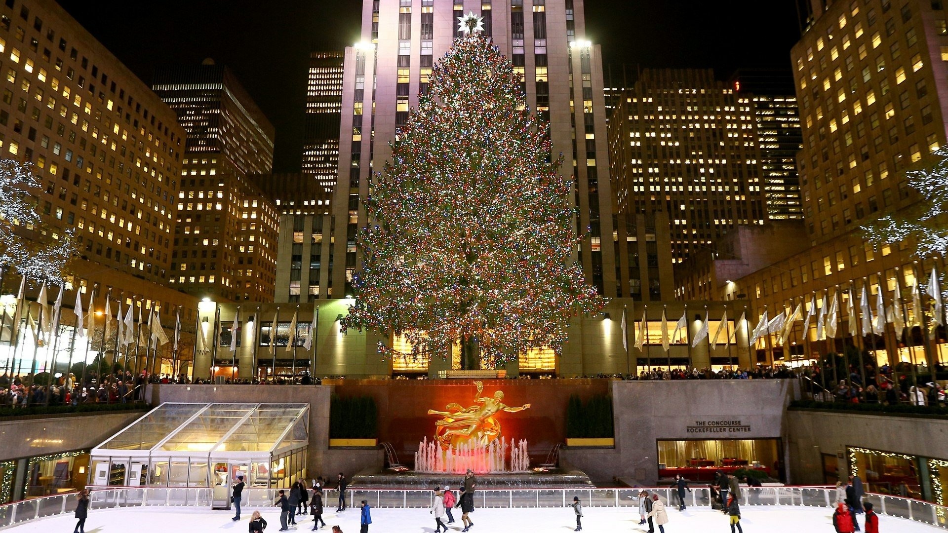 New York Christmas, Christmas in NYC, Holiday season, Festive spirit, 1920x1080 Full HD Desktop