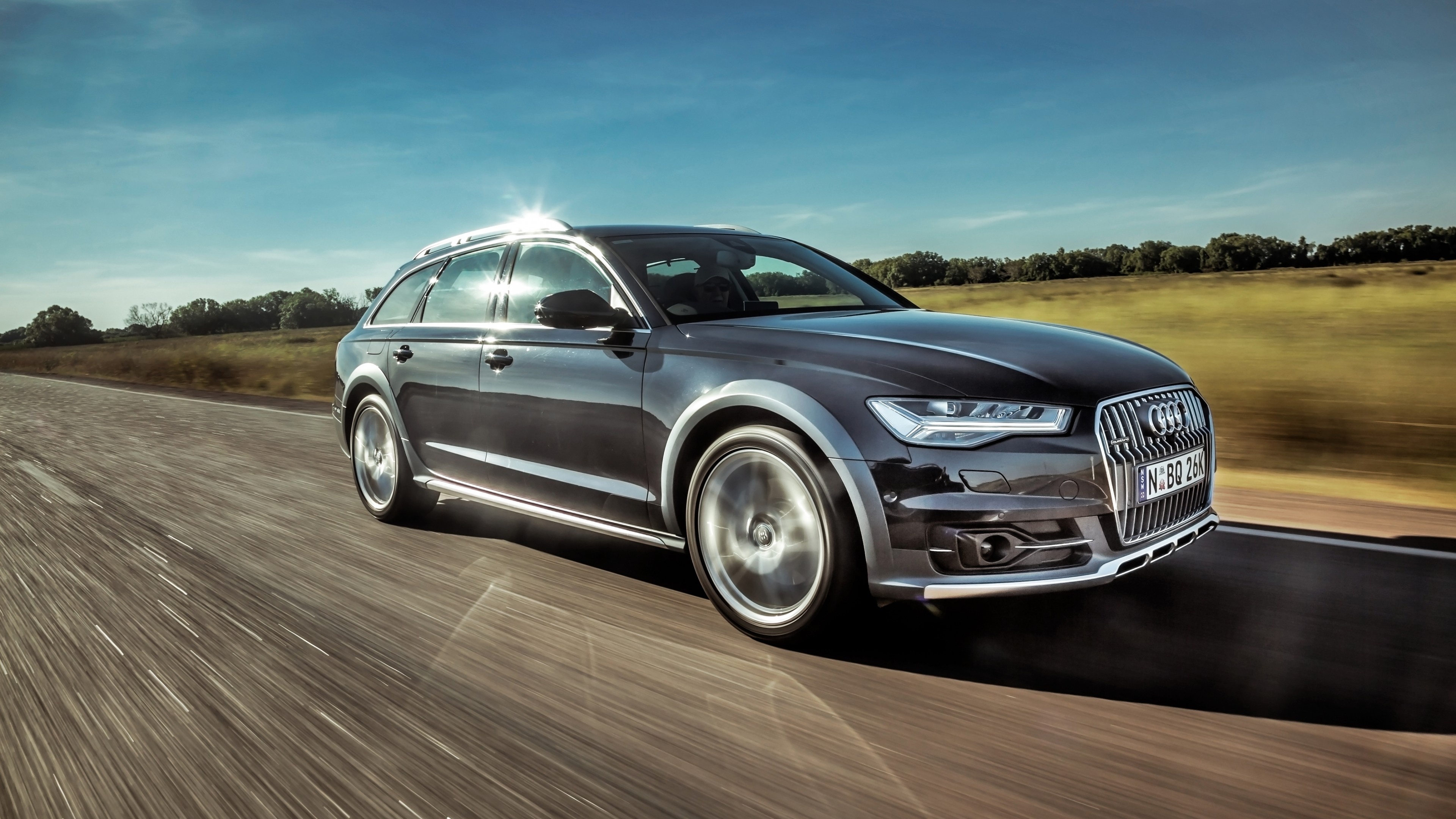 Gen III 2016, Audi A6 Allroad Wallpaper, 3840x2160 4K Desktop
