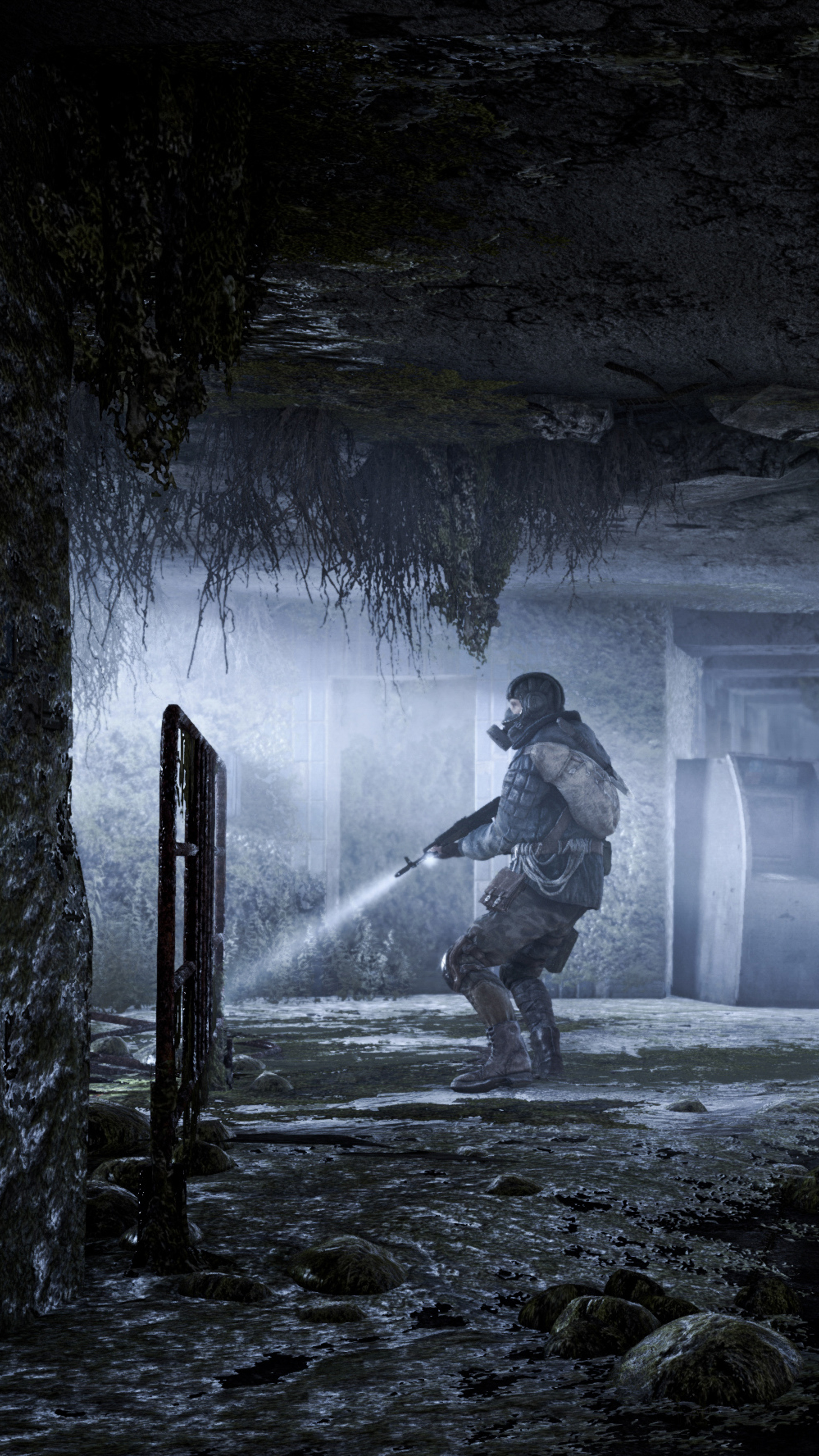 Metro: 2033 Redux, Ruined cityscape, Mutated creatures, Intense gameplay, 2160x3840 4K Phone