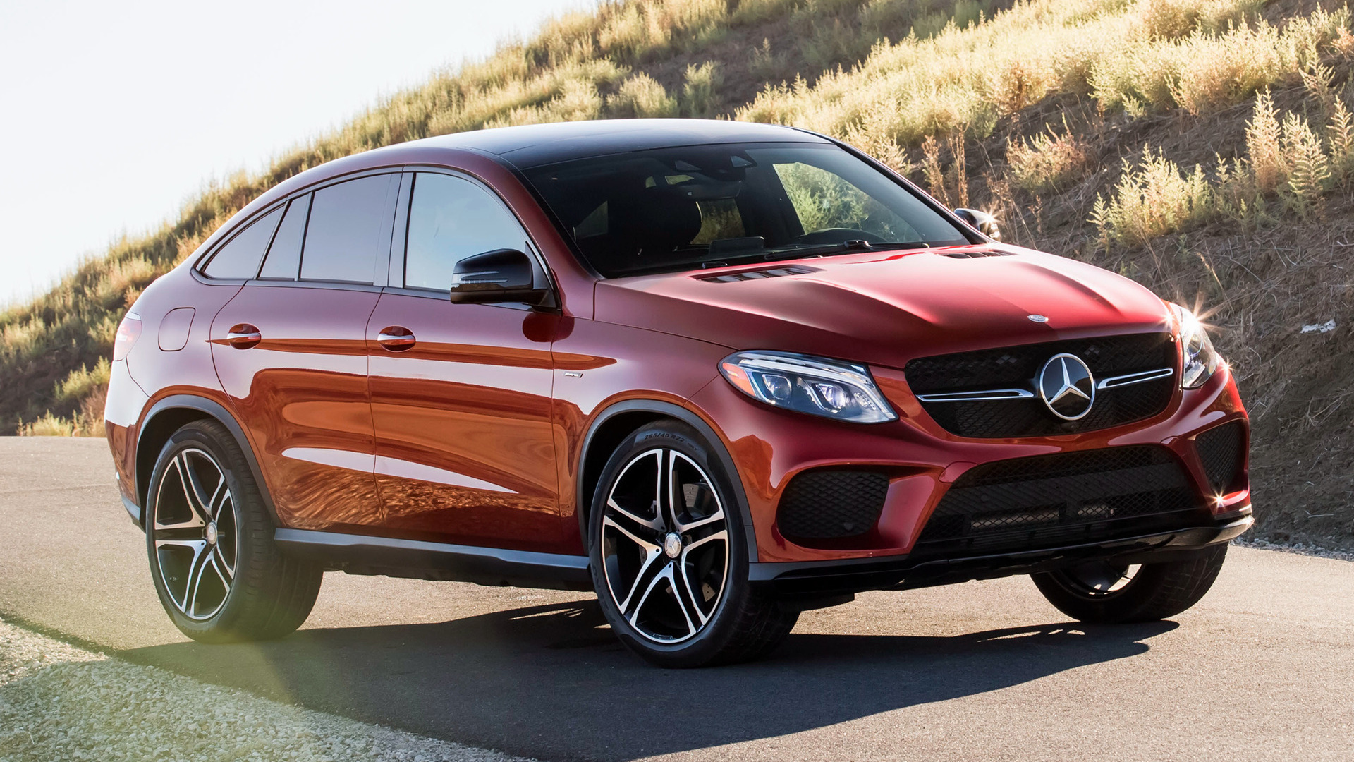 Stylish Mercedes-Benz GLE, AMG Coupe, Iconic design, Refined elegance, 1920x1080 Full HD Desktop