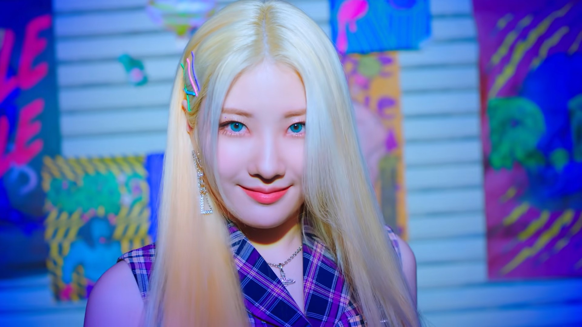 Chaein, Purple Kiss member, Profile, K-pop girl groups, 1920x1080 Full HD Desktop