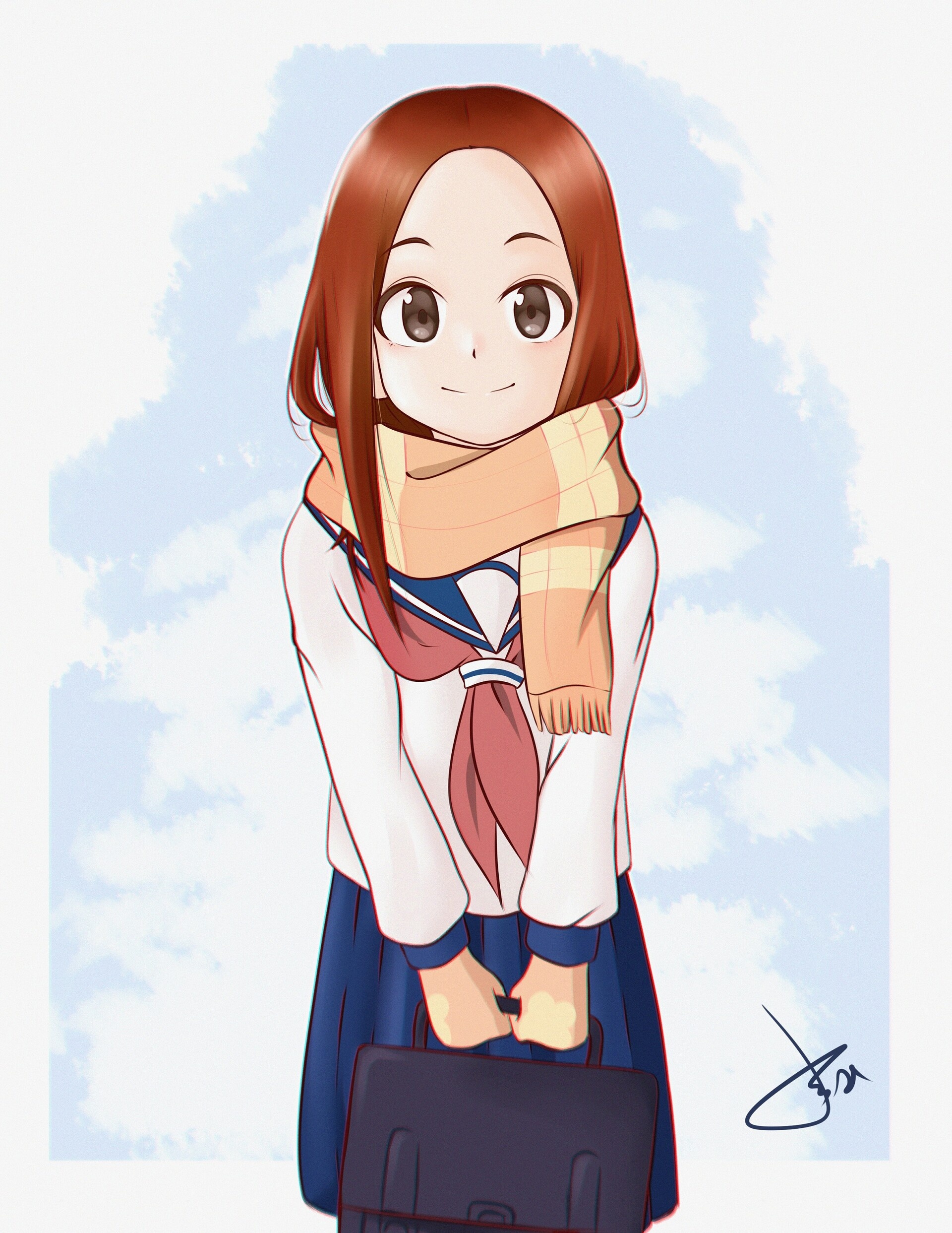 Teasing master takagi-san, Takagi san artstation, 1920x2490 HD Phone