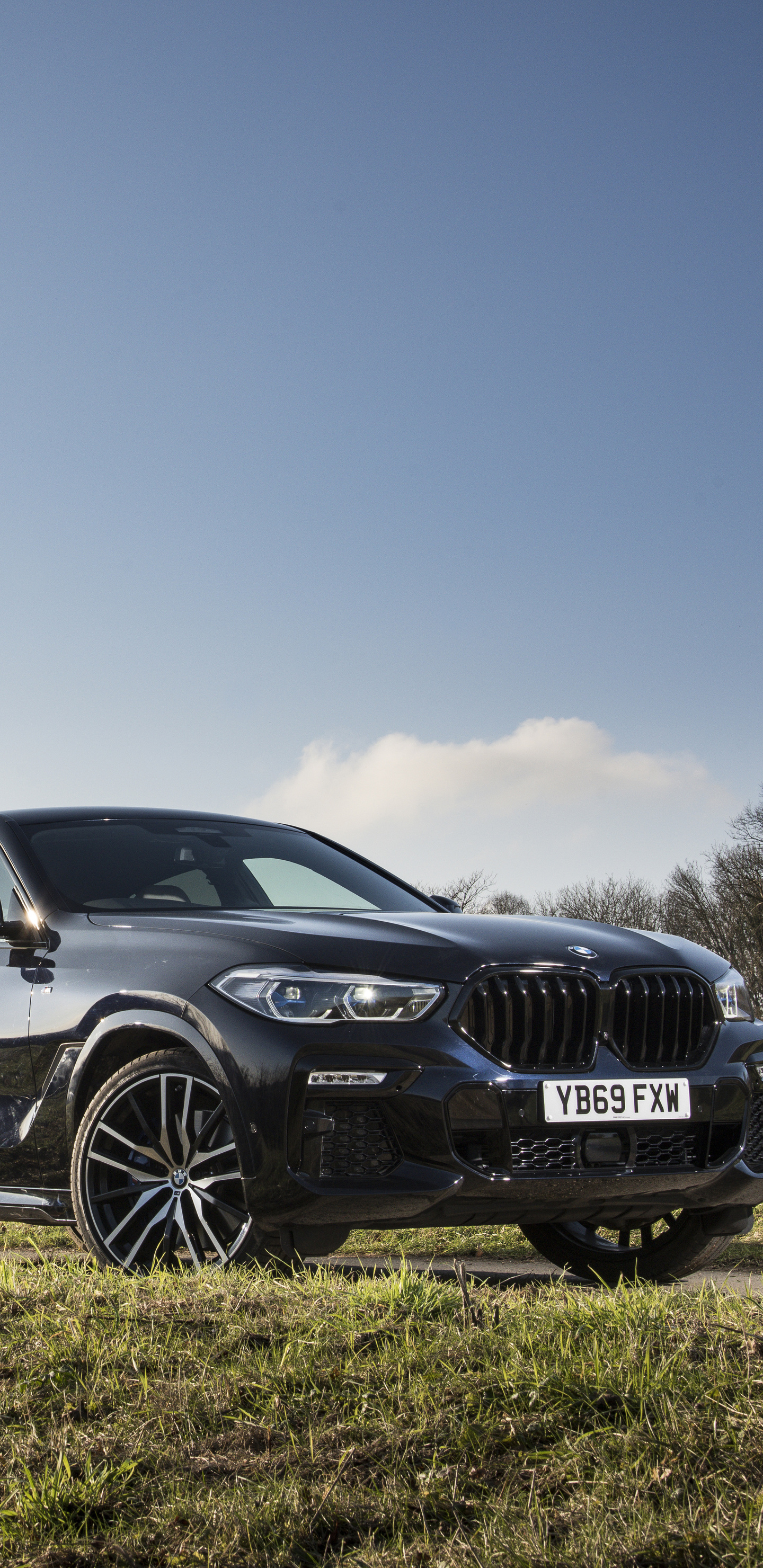 BMW X6, xDrive conqueror, Captivating beauty, Unmatched power, 1440x2960 HD Phone