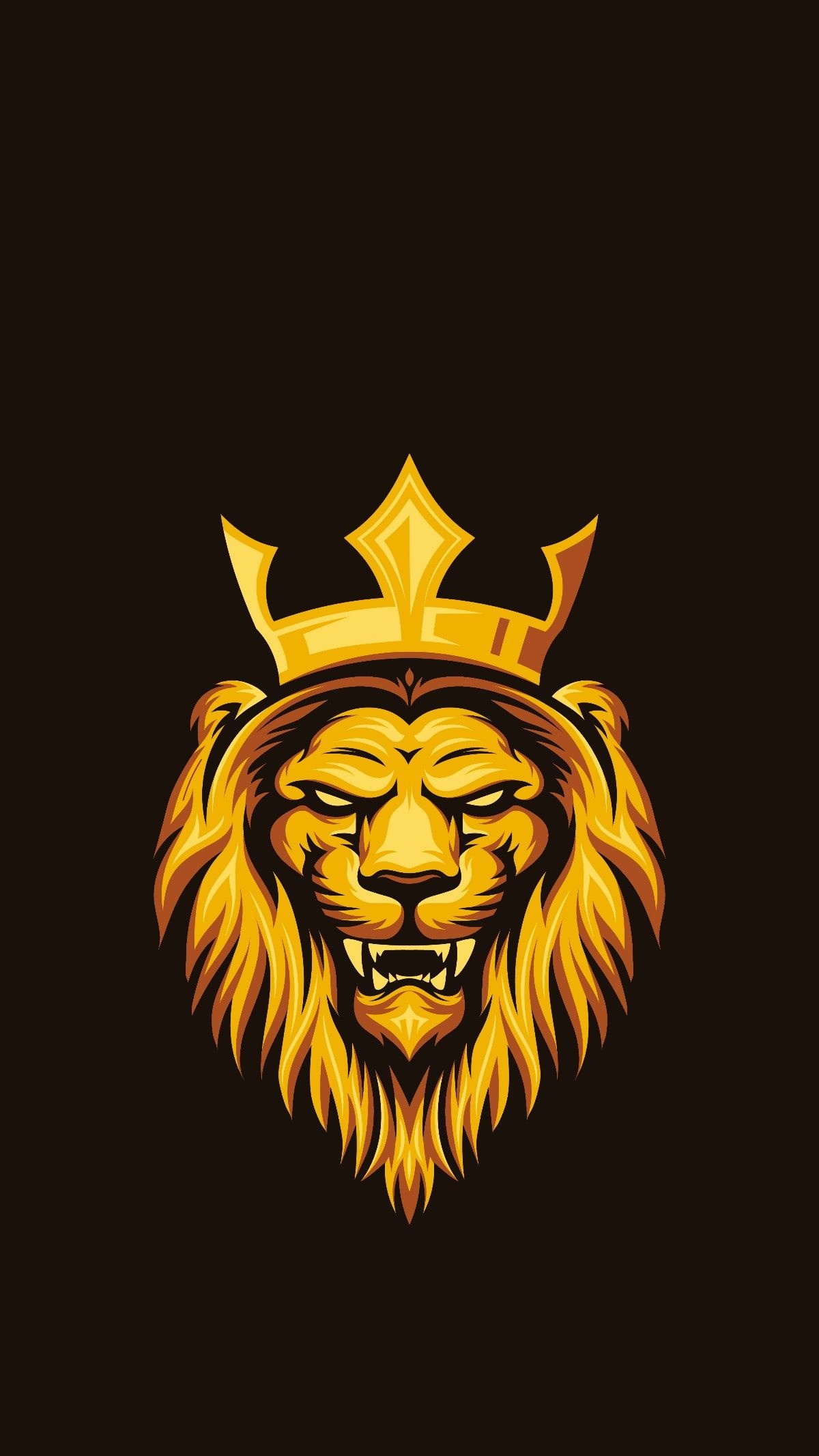 Lion, Crown Wallpaper, 1200x2140 HD Phone