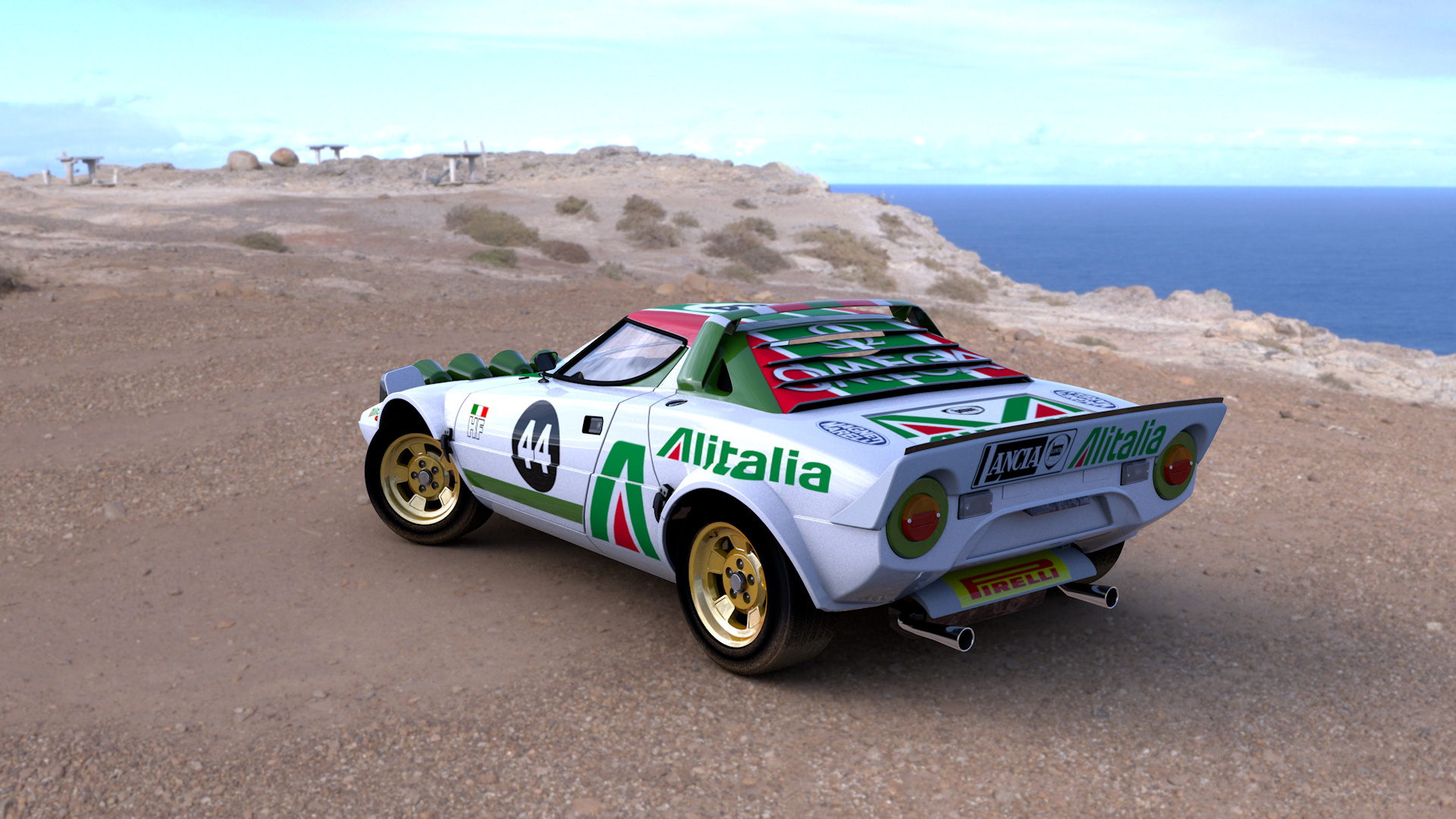 Lancia Stratos, WRC SE Rear, Proripp Design, Car Wallpaper, 1920x1080 Full HD Desktop