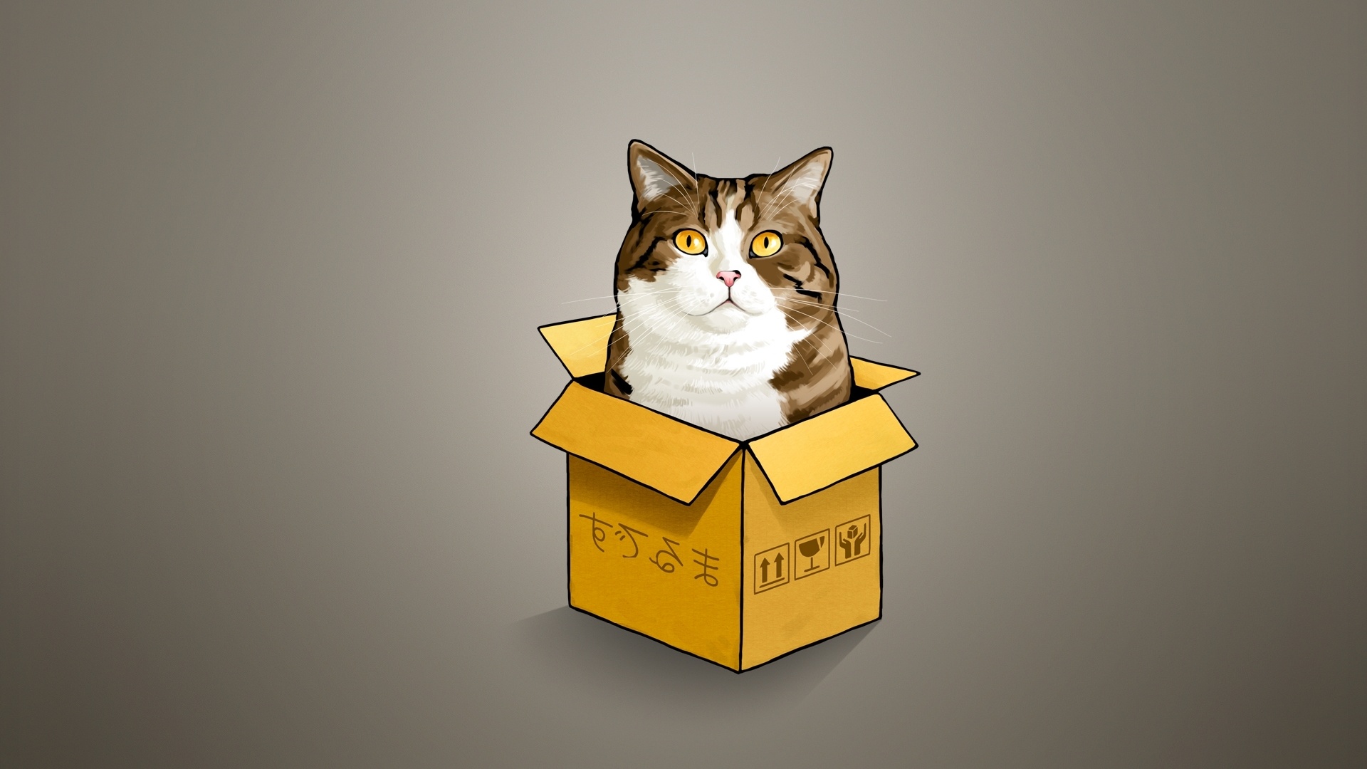Artwork, Maru (Cat) Wallpaper, 1920x1080 Full HD Desktop