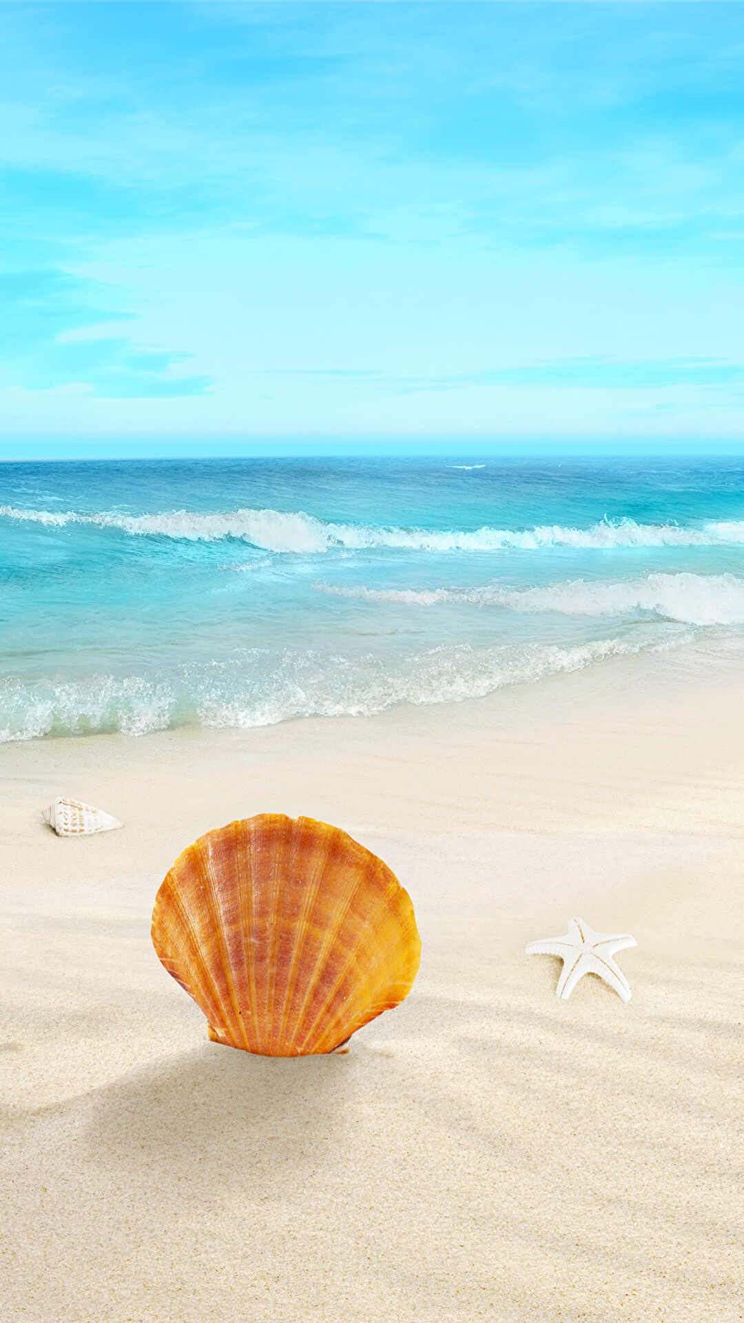 Starfish, Animals, Beach, Quality, 1080x1920 Full HD Phone