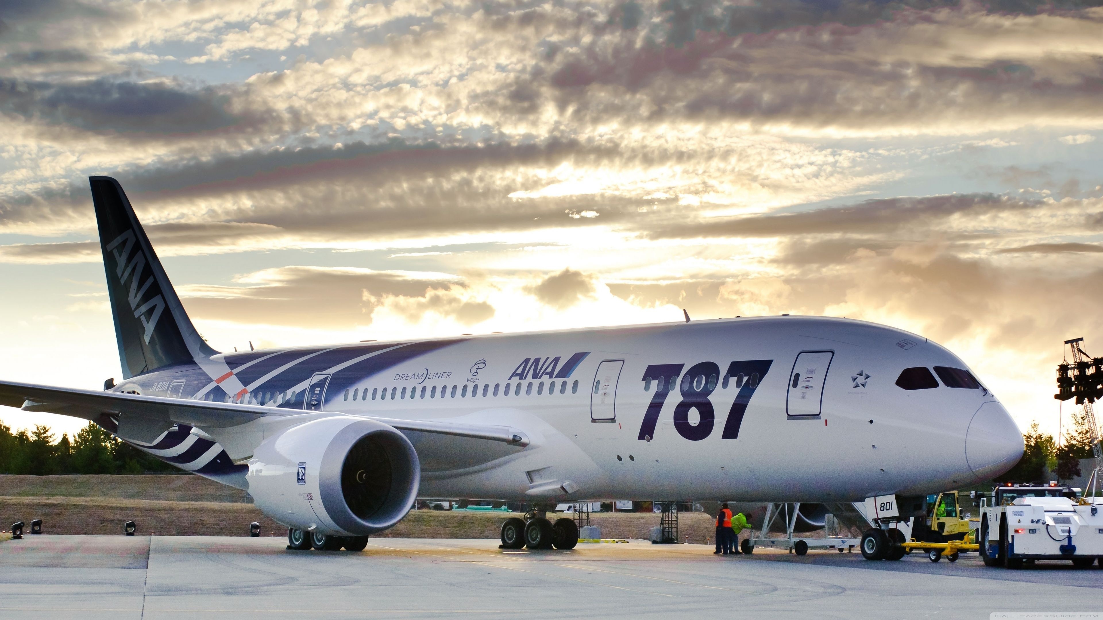 All Nippon Airways, Boeing 787 wallpapers, 3840x2160 4K Desktop