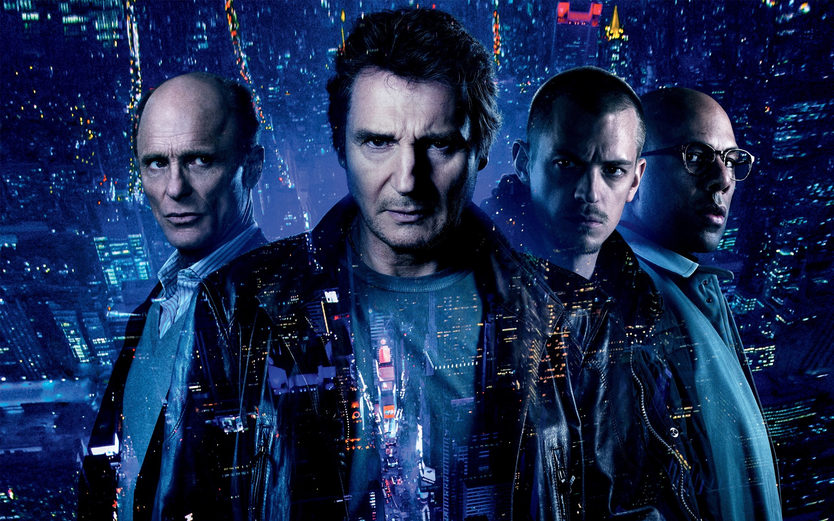 Run All Night, Thrilling action, Intense chase scenes, Crime drama, 2880x1800 HD Desktop