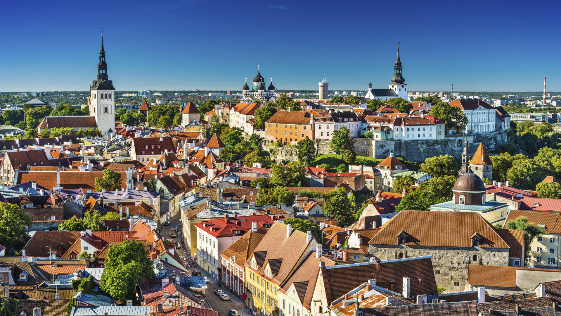 Capital of Estonia, Gulf of Finland, Northern coast, Helsinki, 1920x1080 Full HD Desktop