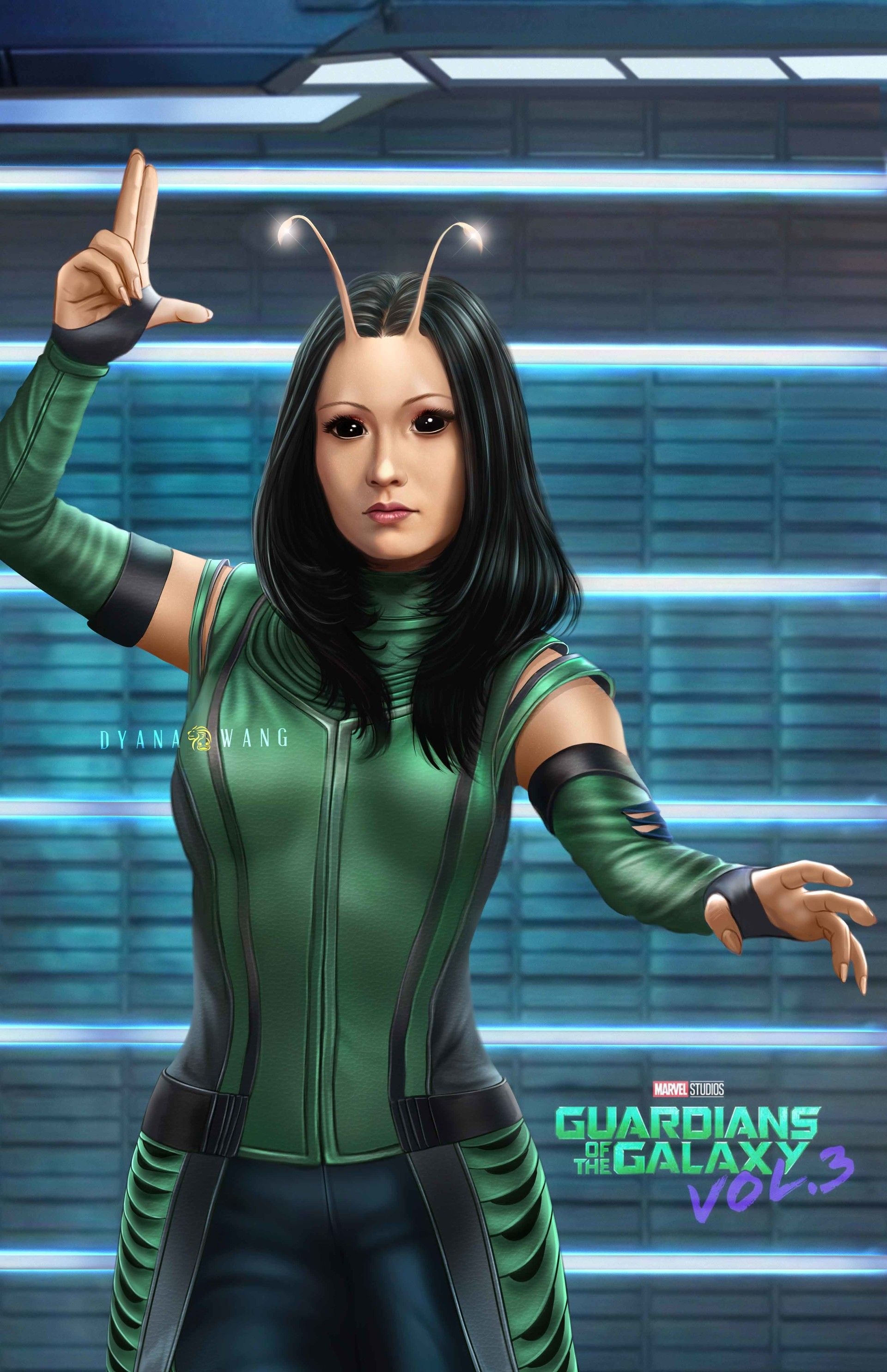 Mantis, Marvel girls, Superheroine art, Unique superhero, 1920x2970 HD Phone