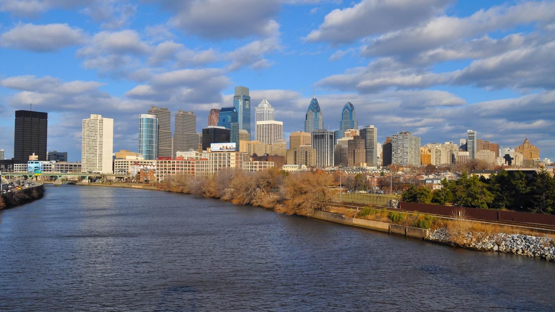 Philly skyline, Philadelphia wallpapers, City highlights, Urban beauty, 1920x1080 Full HD Desktop