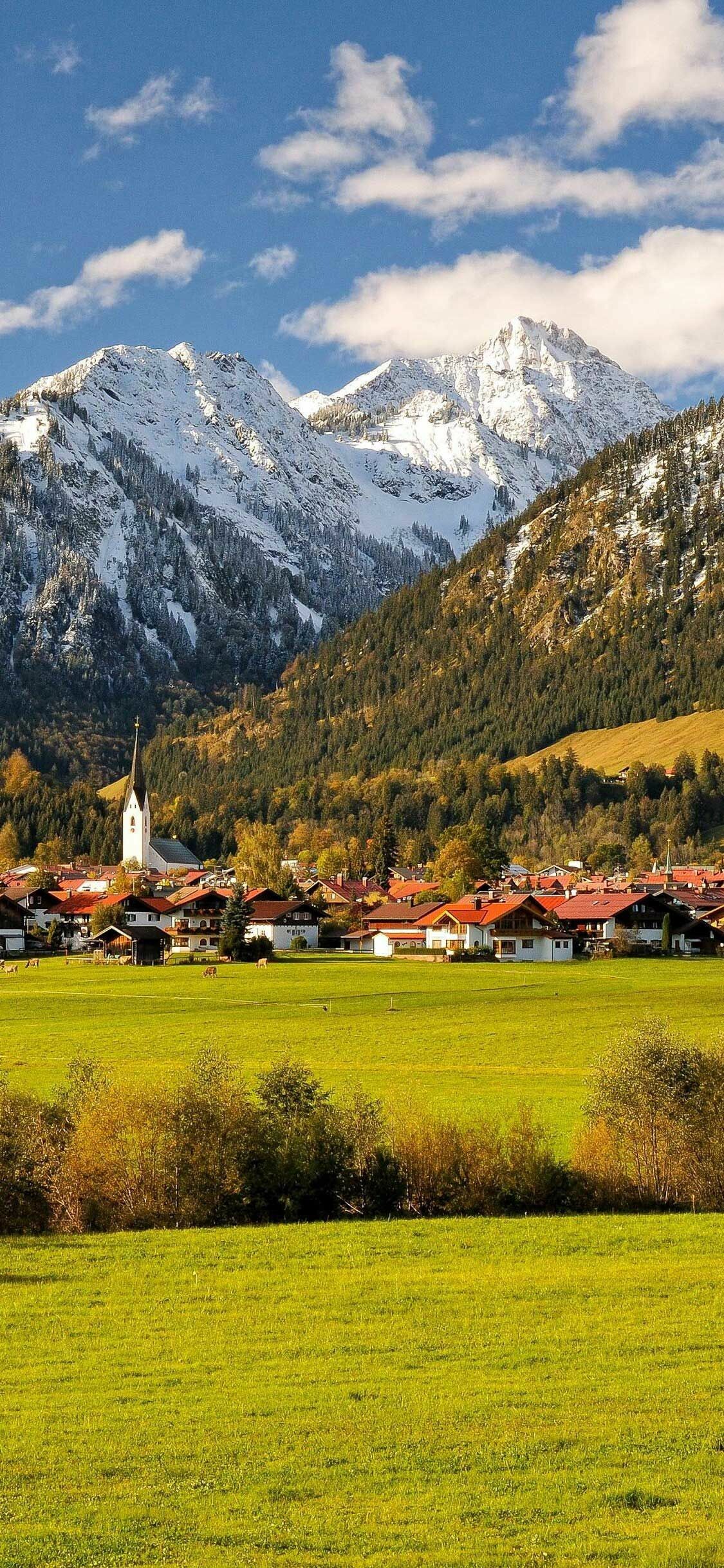 Allgaeu, Germany Wallpaper, 1130x2440 HD Phone