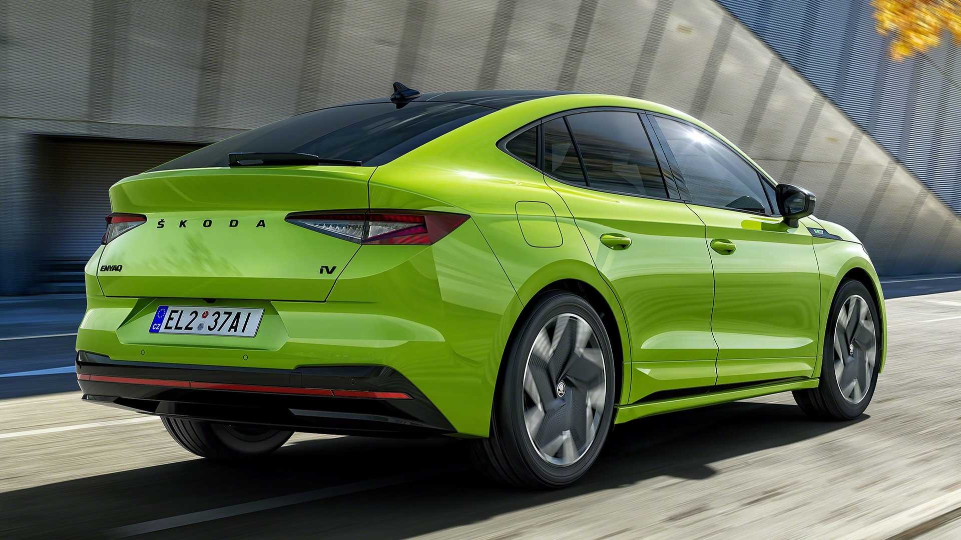 Skoda Enyaq, Coupe variant, RS performance version, Powerful electric, 1920x1080 Full HD Desktop