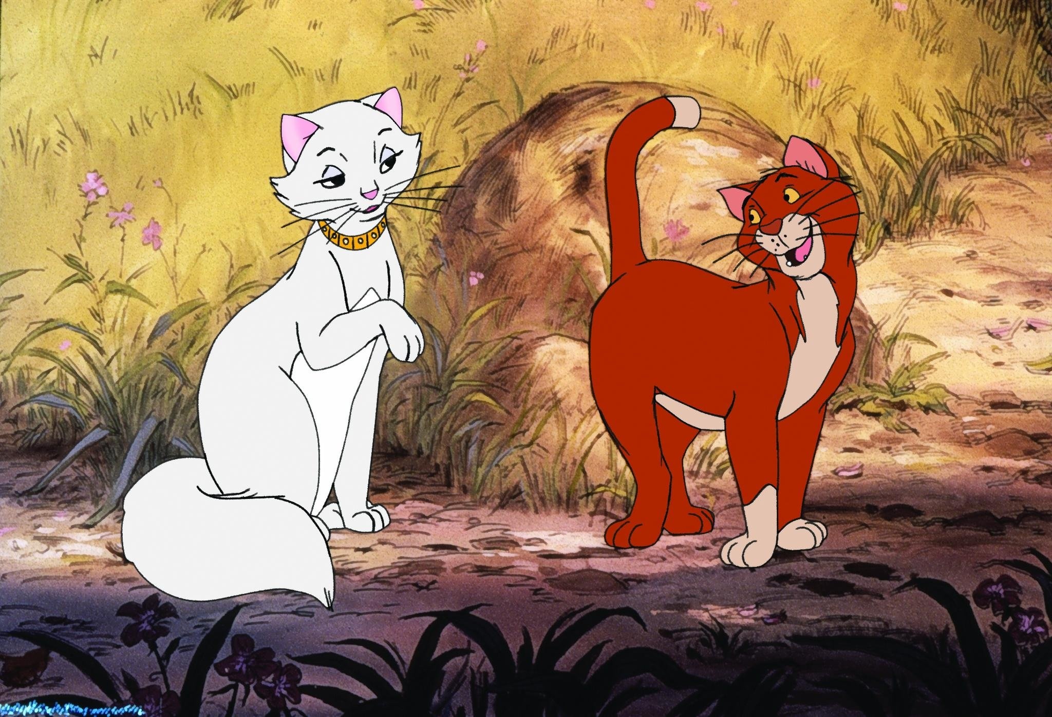 Animated feline wonder, Disney magic, Aristocats charm, Whisker-filled adventure, 2050x1400 HD Desktop