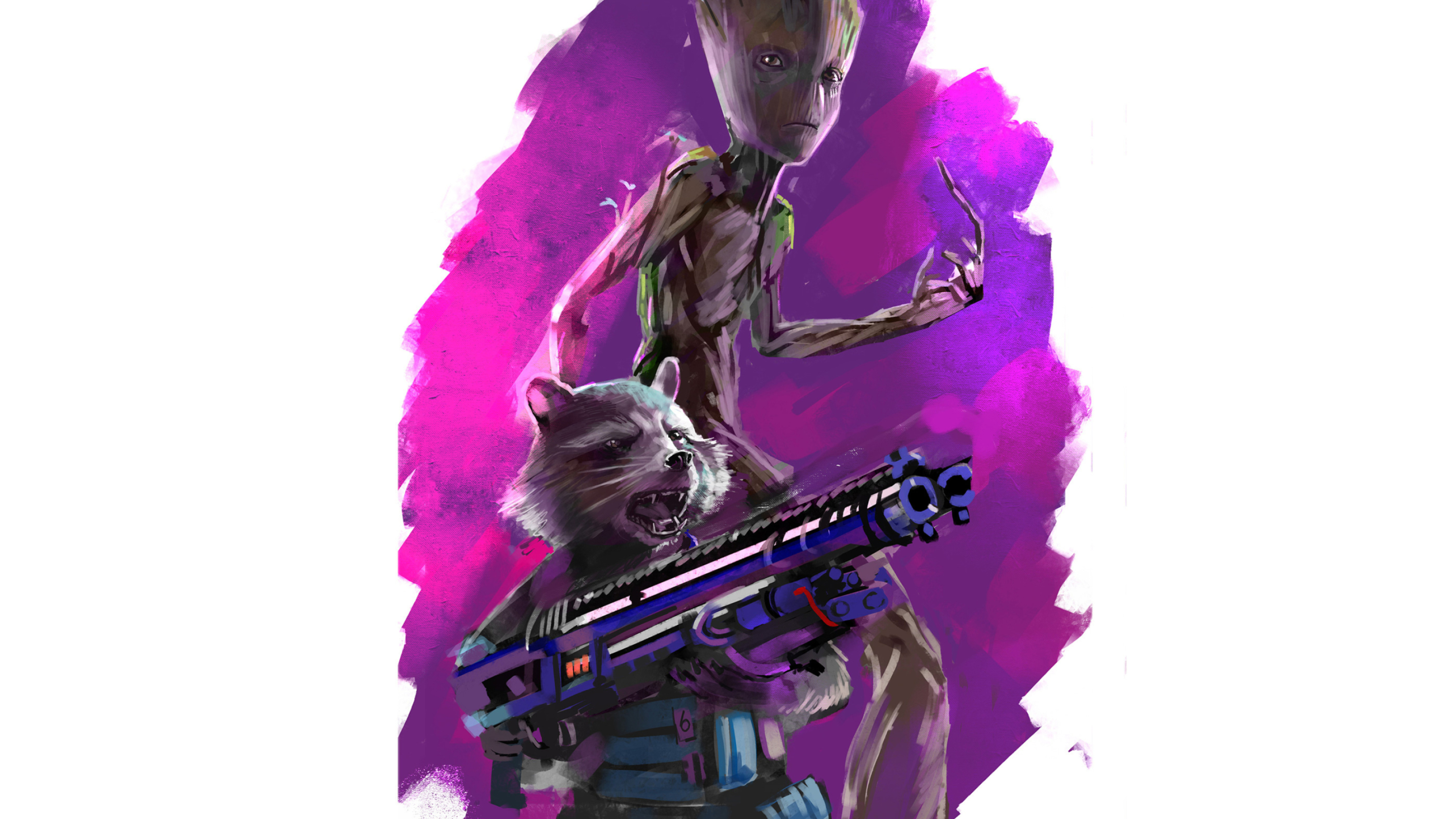 Groot and Rocket, Avengers Infinity War, HD movie wallpapers, 3840x2160 4K Desktop