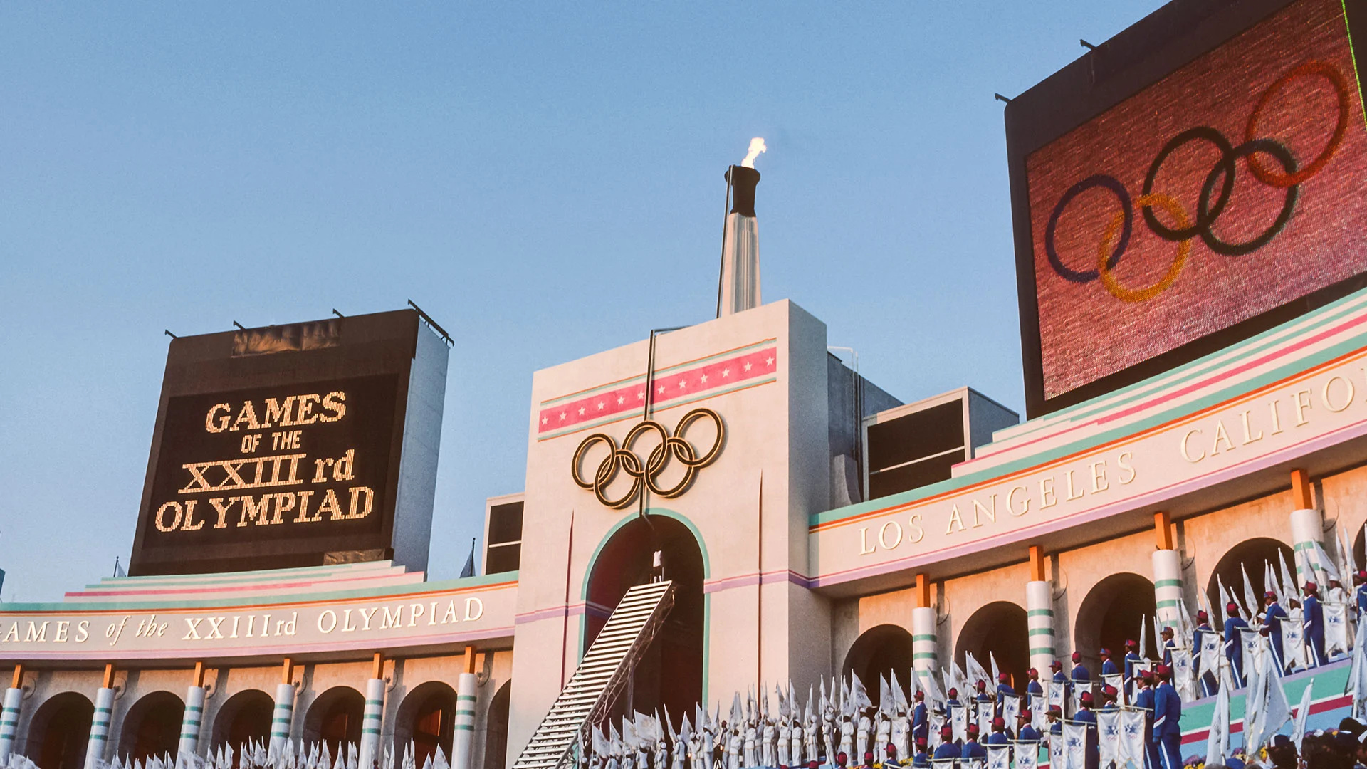 Los Angeles 1984, Olympic Flame Wallpaper, 1920x1080 Full HD Desktop