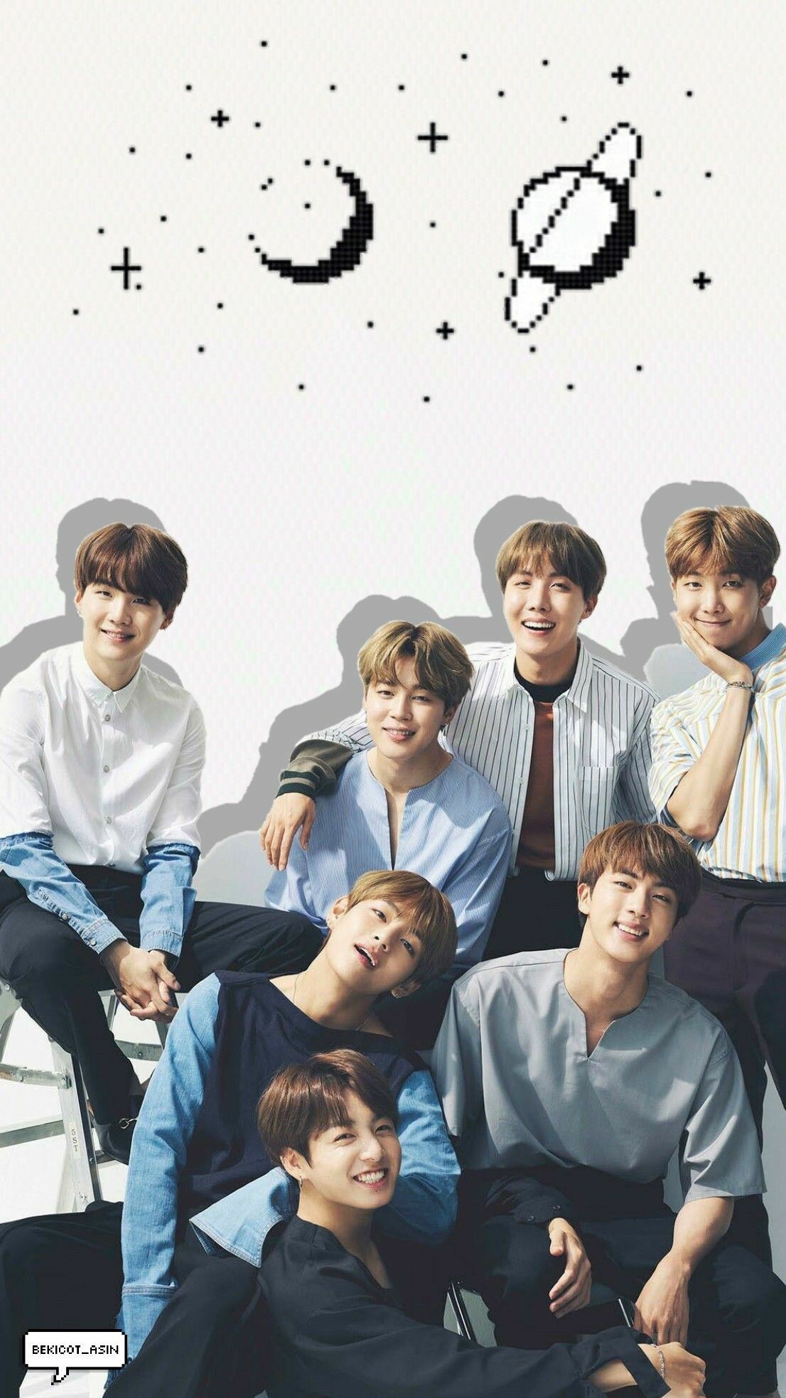 BTS Music, All BTS members, Vibrant backgrounds, Captivating performances, 1110x1970 HD Phone