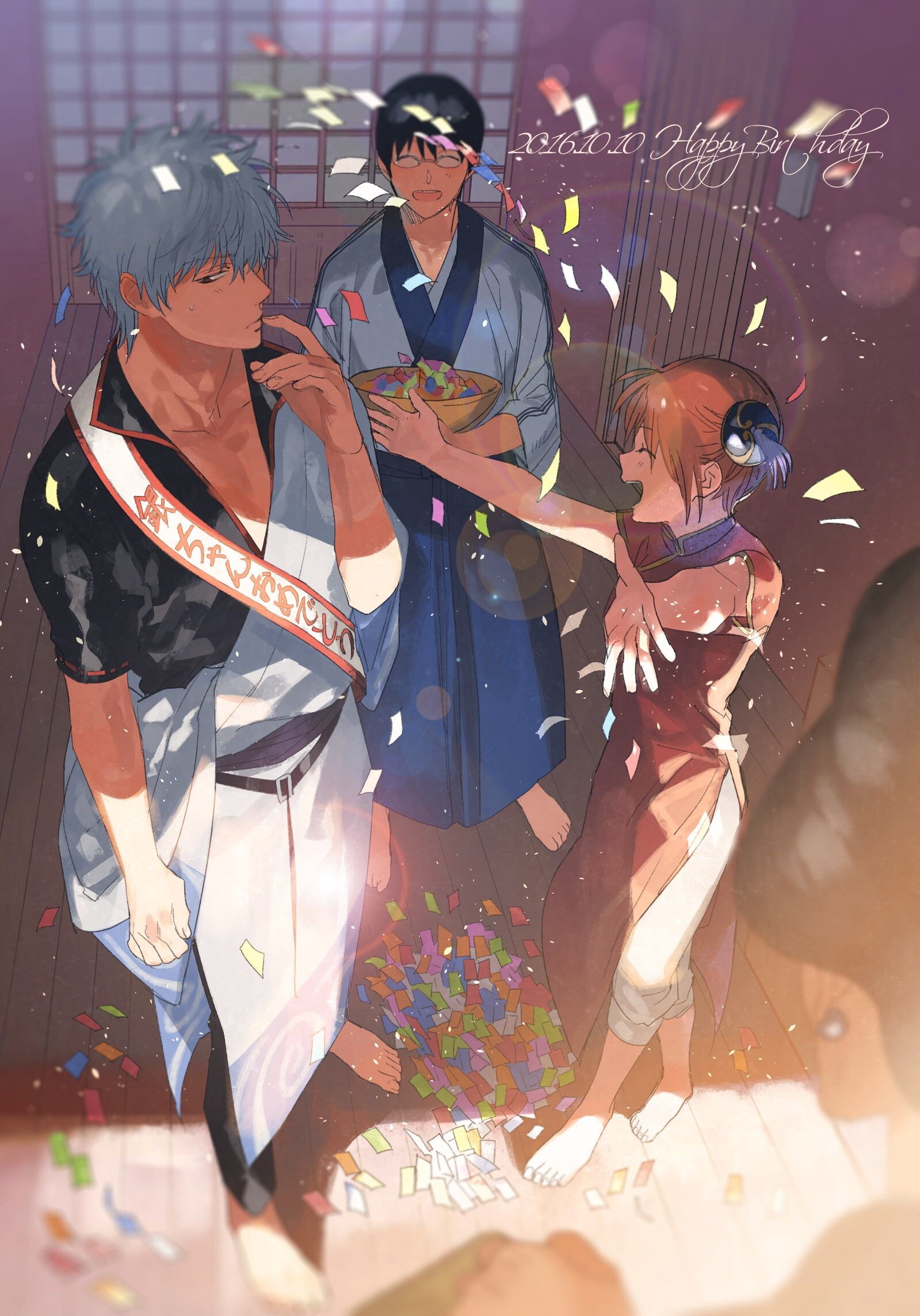 Gintama Kagura, Shimura Shinpachi, HD wallpaper, 1600x2290 HD Phone