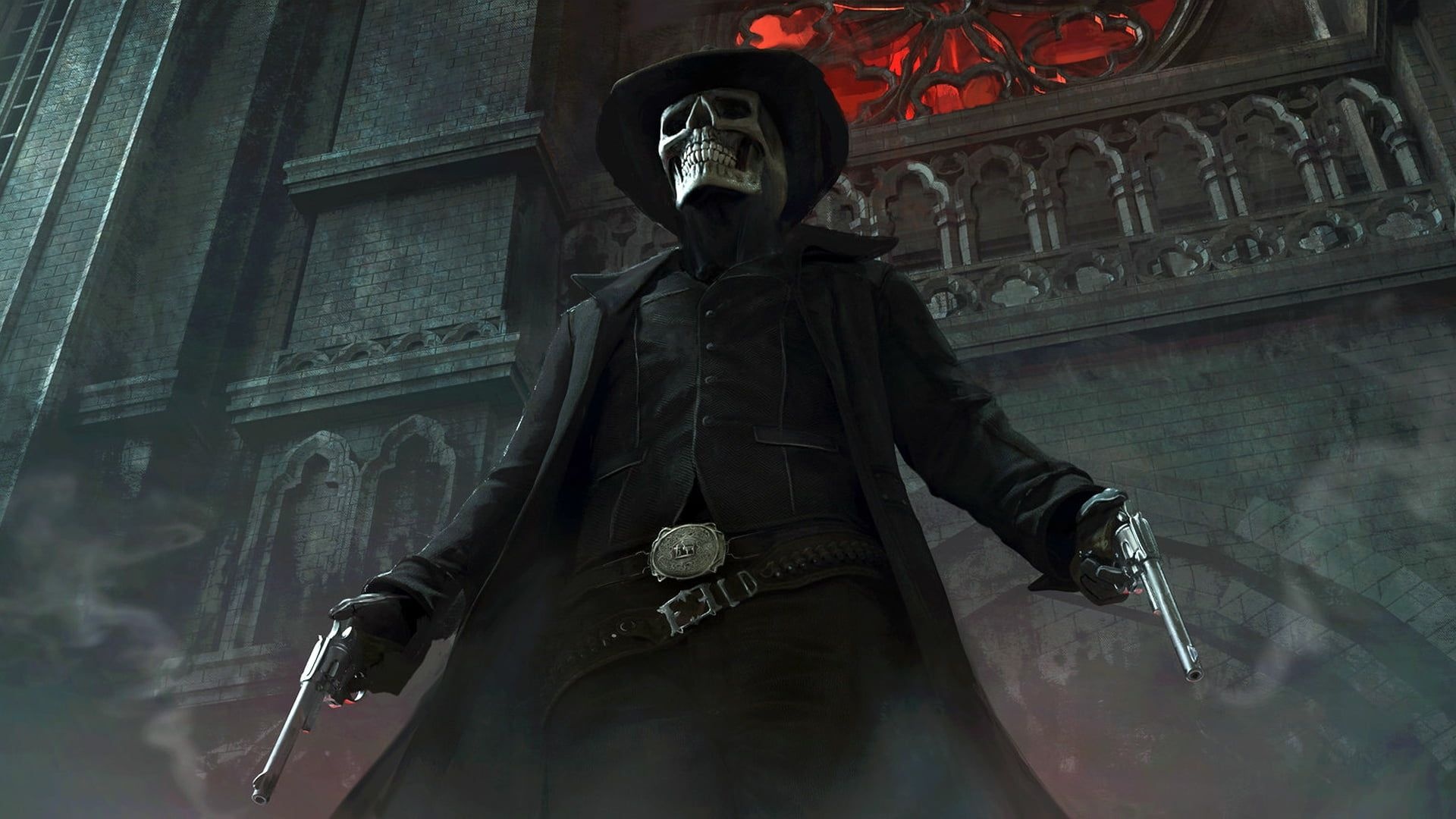 Gunslinger HD wallpaper, Skeleton cowboy, 1920x1080 Full HD Desktop