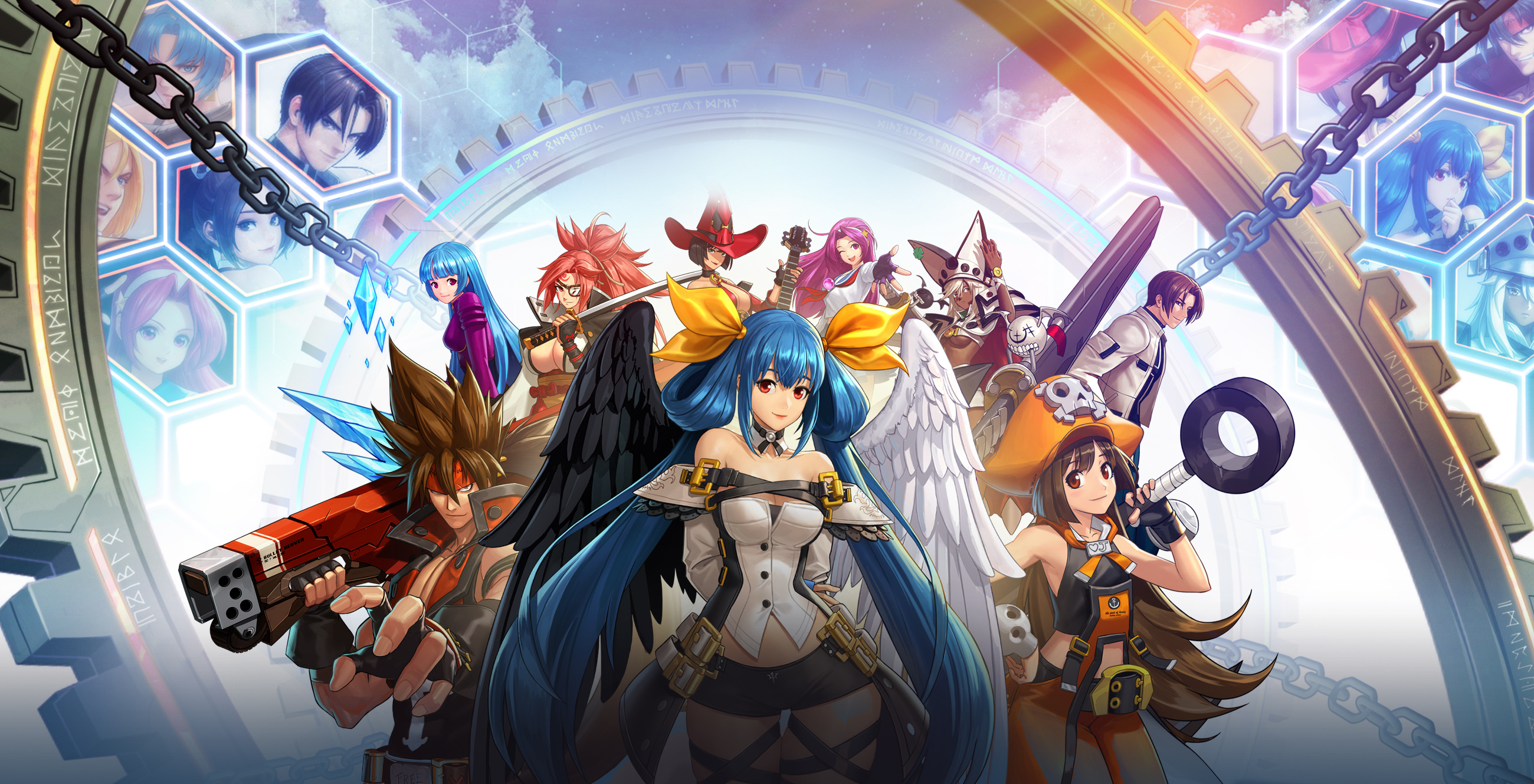 King of Fighters, allstar, zerochan anime, image board, 2600x1330 HD Desktop