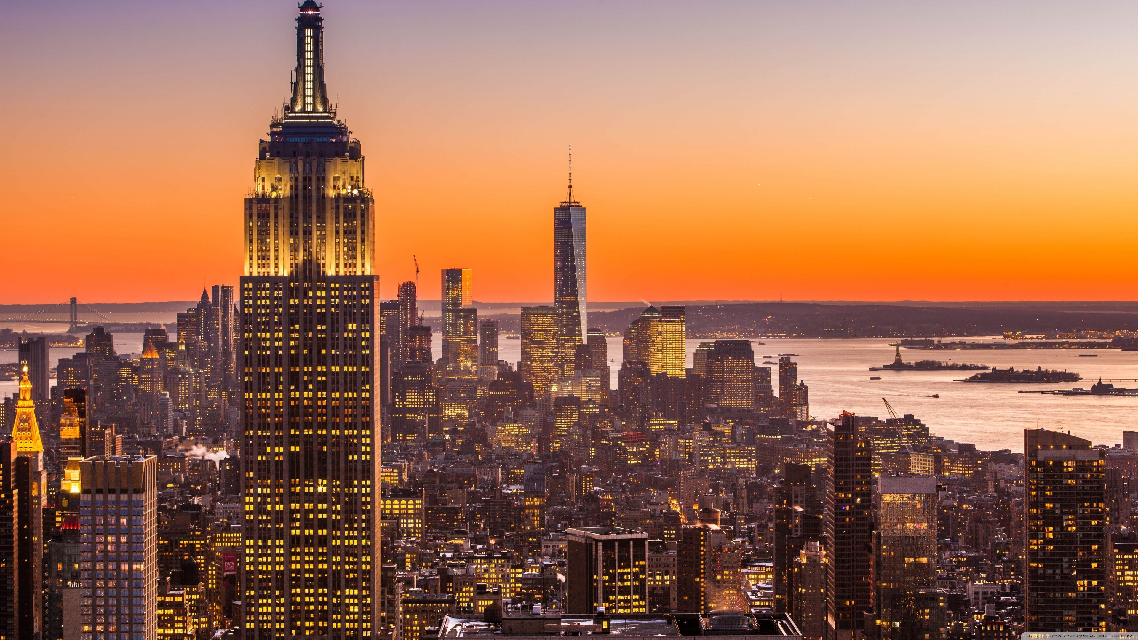 New York City, Aerial view, 4K HD wallpaper, Visit, 3840x2160 4K Desktop