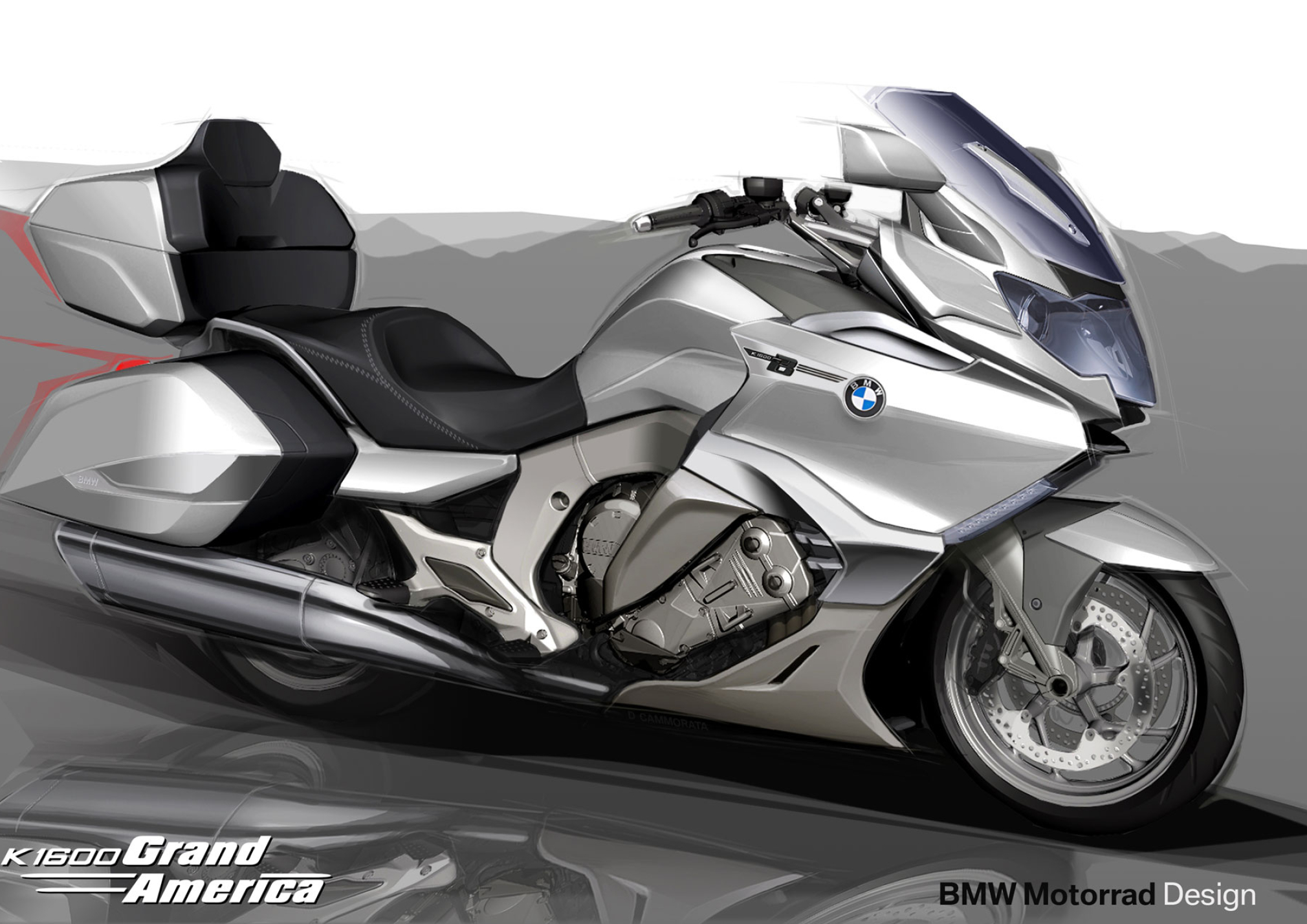 2020 Model, BMW K 1600 Grand America Wallpaper, 2020x1430 HD Desktop