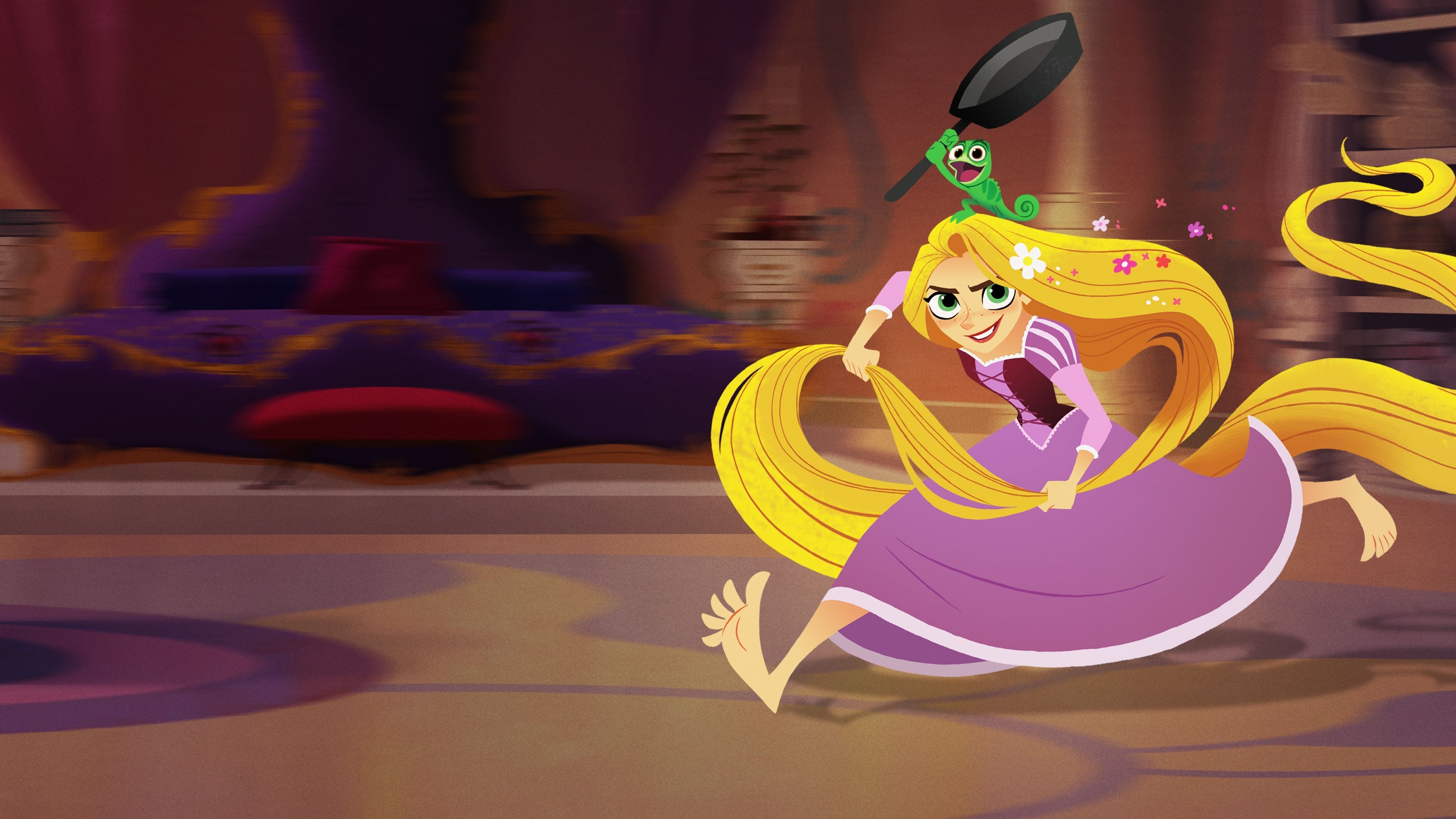 Watch Tangled the series, Full episodes, Disney rapunzel, Animated series, 3840x2160 4K Desktop