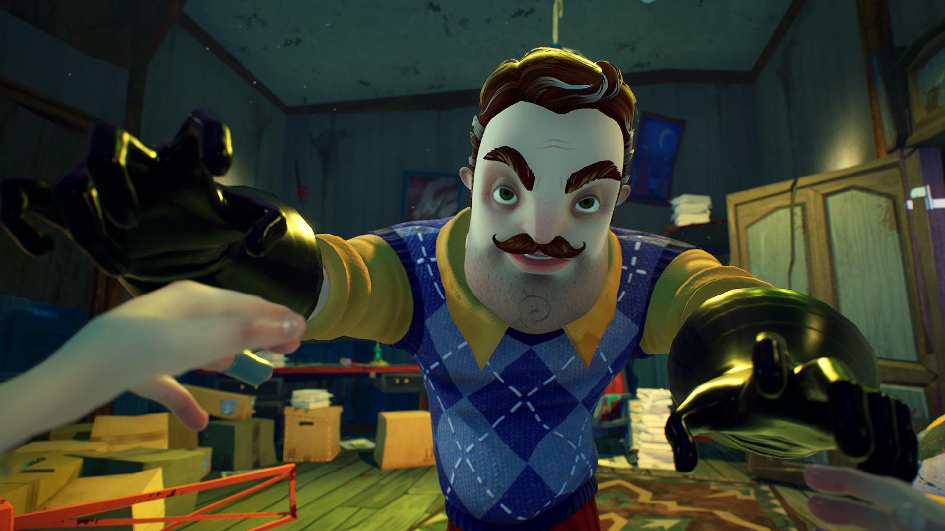 Hello Neighbor 2, Thrilling gameplay trailer, Menacing neighbor, Intricate puzzles, 1920x1080 Full HD Desktop
