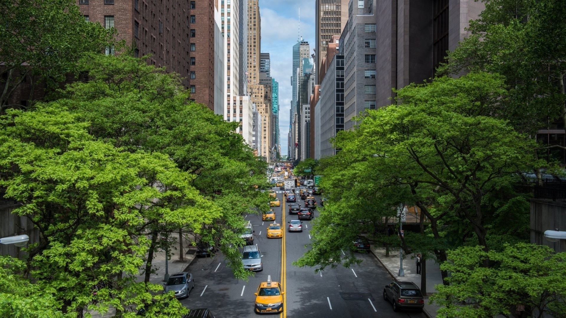 New York Streets, Travels, Nightlife, Streetlights, 1920x1080 Full HD Desktop