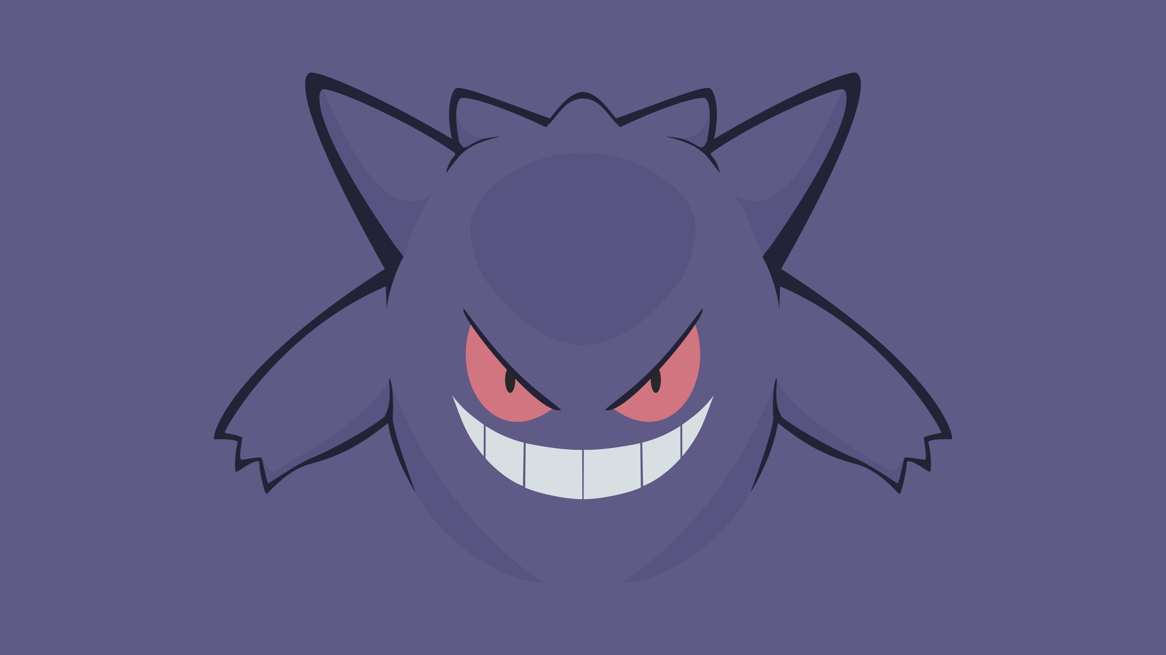 Gengar wallpaper, 4K resolution, Pokemon aesthetic, Wallpaper creation, 3840x2160 4K Desktop