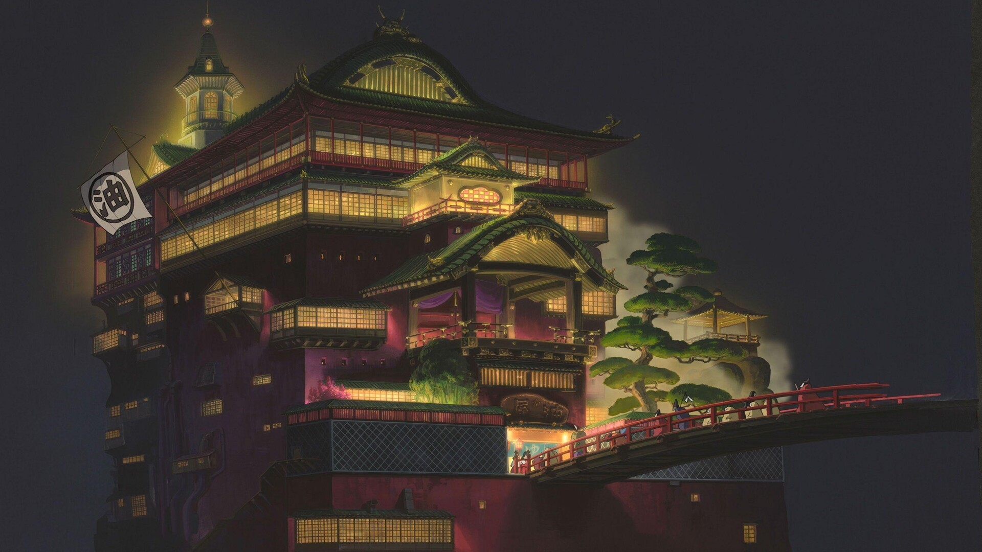 Studio Ghibli, Anime masterpiece, Spirited Away, Memorable characters, 1920x1080 Full HD Desktop