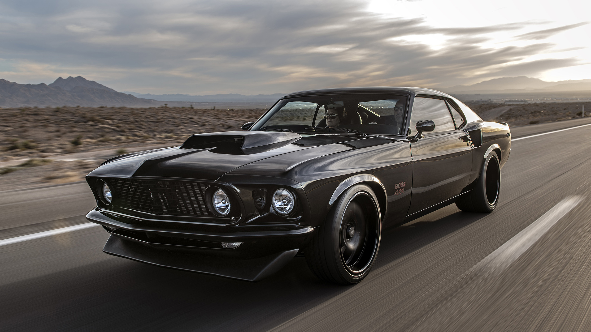 Classic recreations, Mustang Boss 429, 1969 model, High-performance, Collector's dream, 2500x1410 HD Desktop