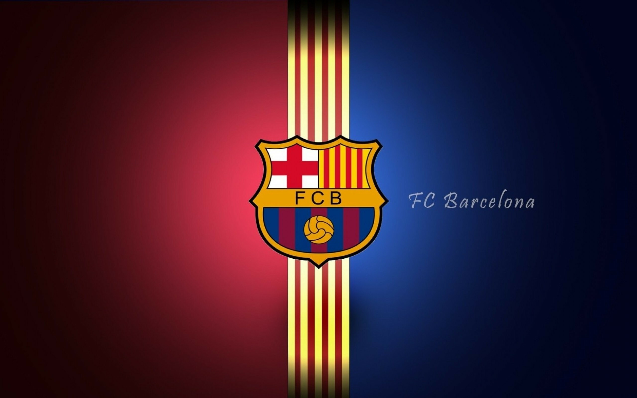 FC Barcelona, Club logo wallpapers, MacBook Pro, 2560x1600 HD Desktop